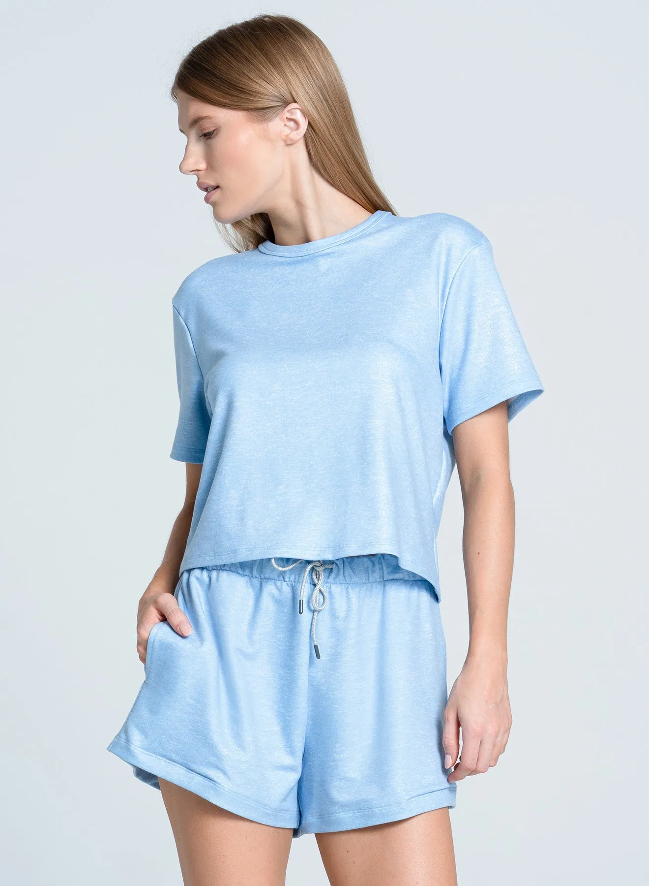 Renew Heather Short Sleeve Casual Touch Fit For All