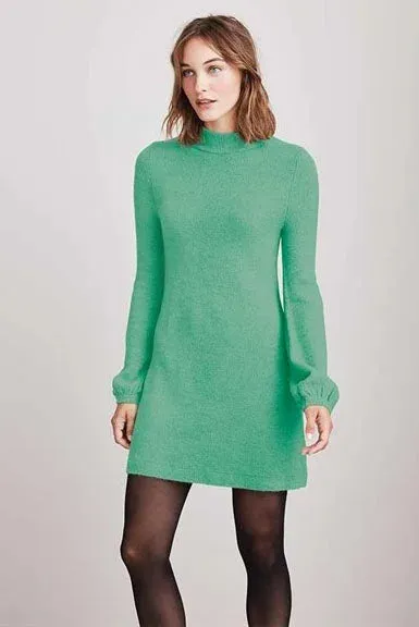 Soft Knit Jumper Dress Bright-Hue