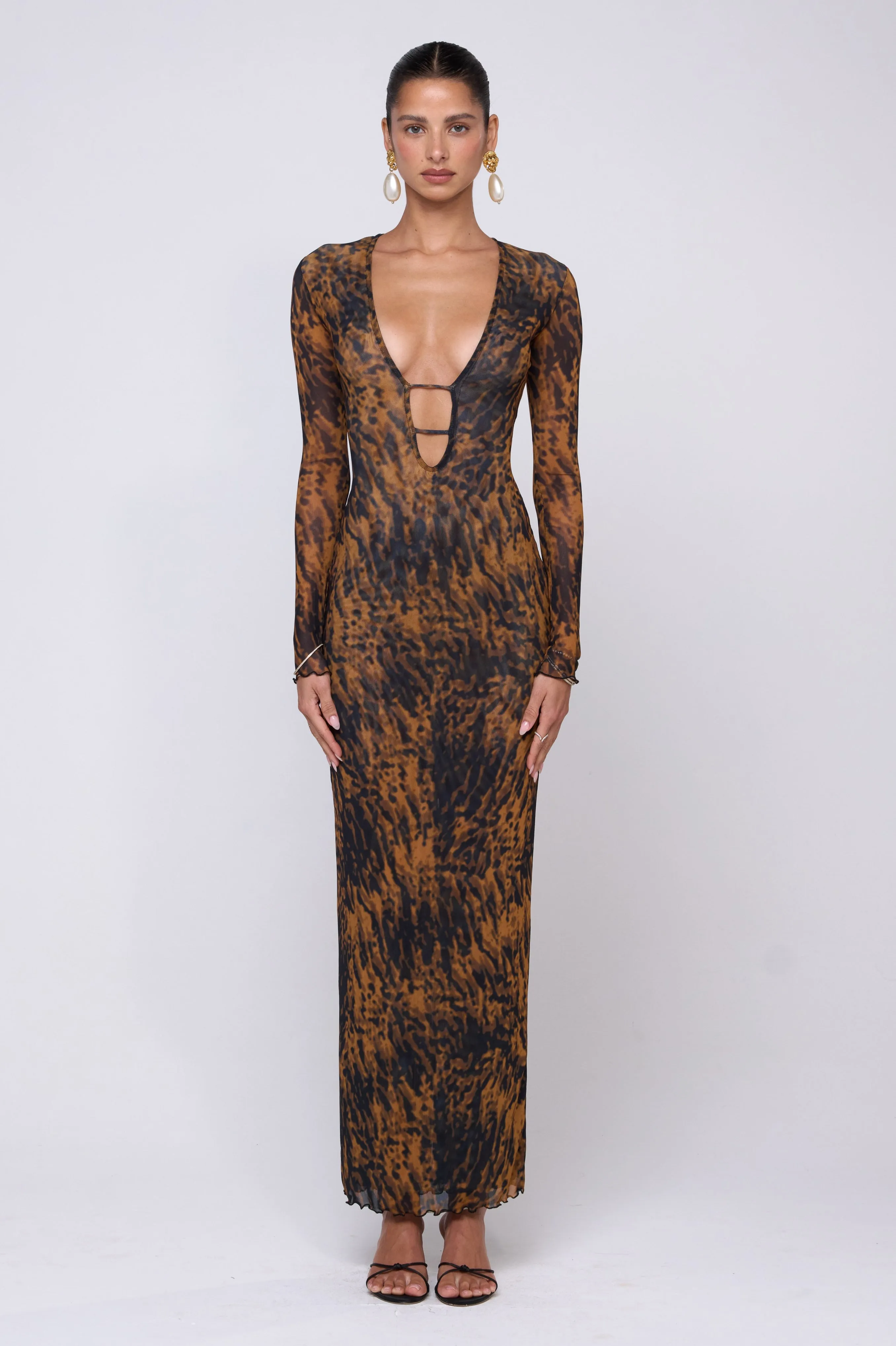 Vibrant color Esme Dress in Bond