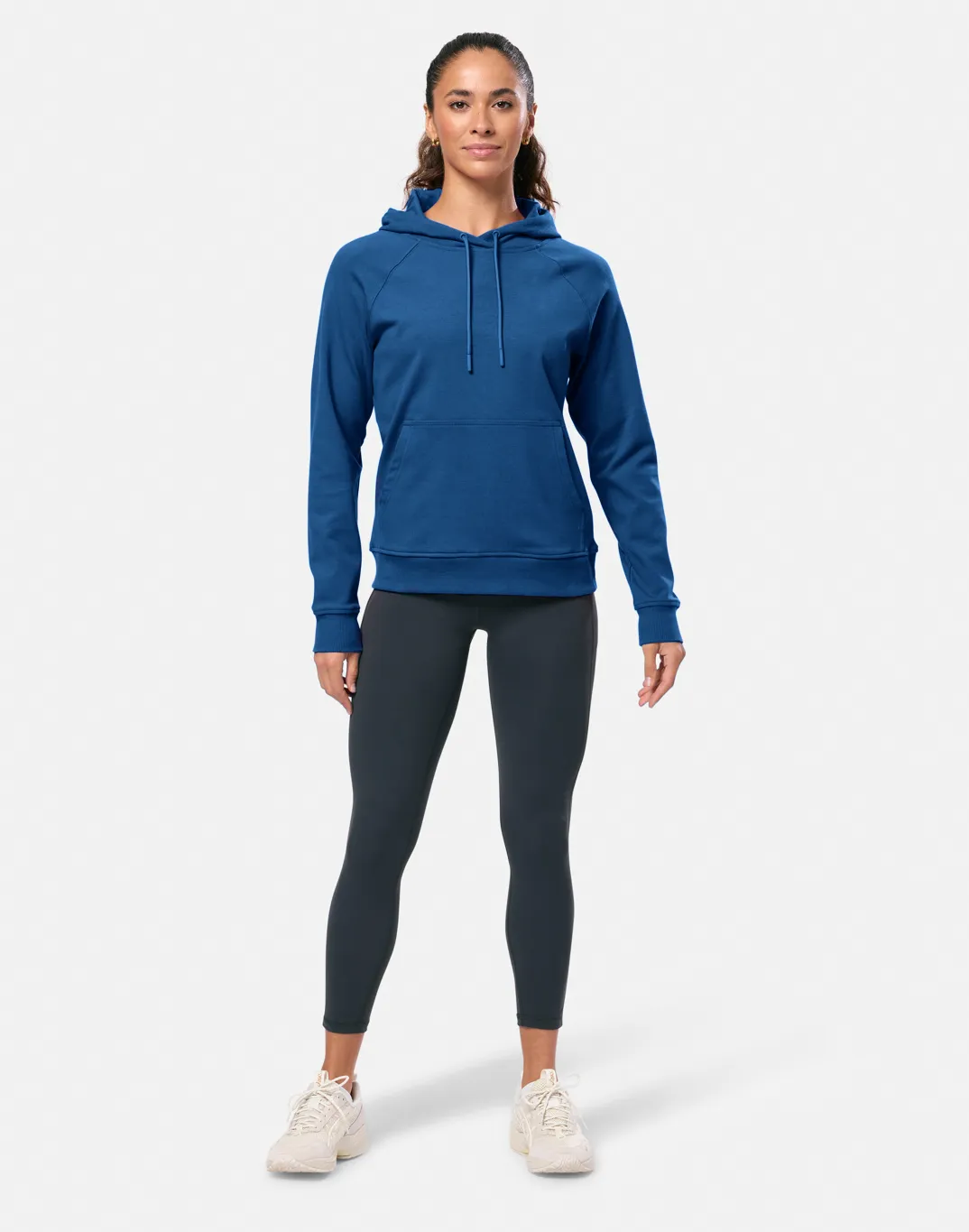 Chill Patch Hoodie in Petrol Blue Popular