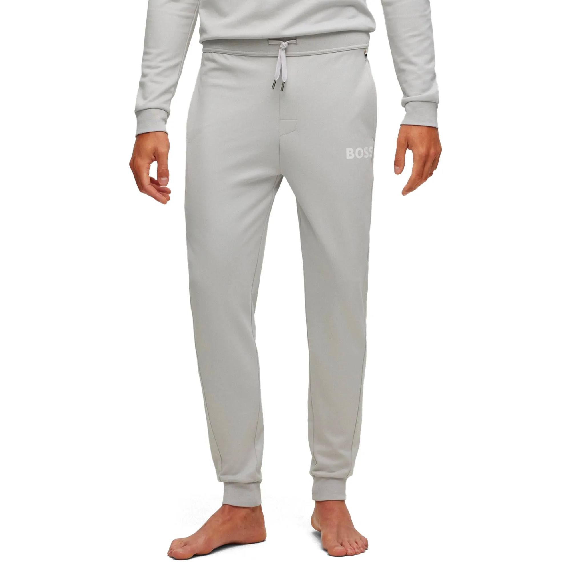 Flexibility Fit Fashion Comfort Wear Boss Cotton Blend Jogger - Light Grey