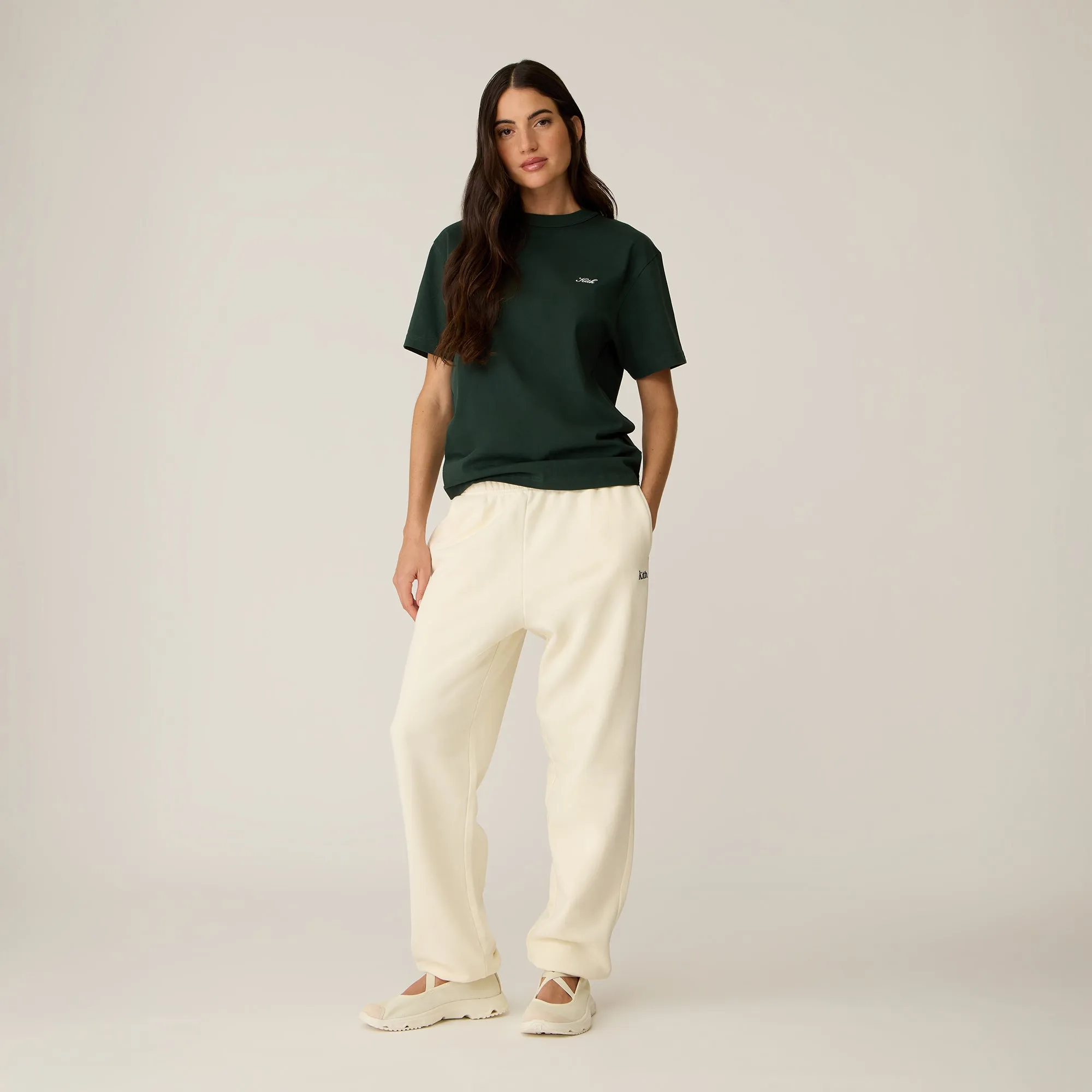 Snug Fit Kith Women Chelsea Sweatpant III - Sandrift