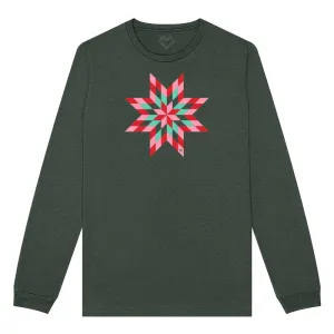 Christmas Lone Star - Long Sleeve T-shirt Casual Essentials