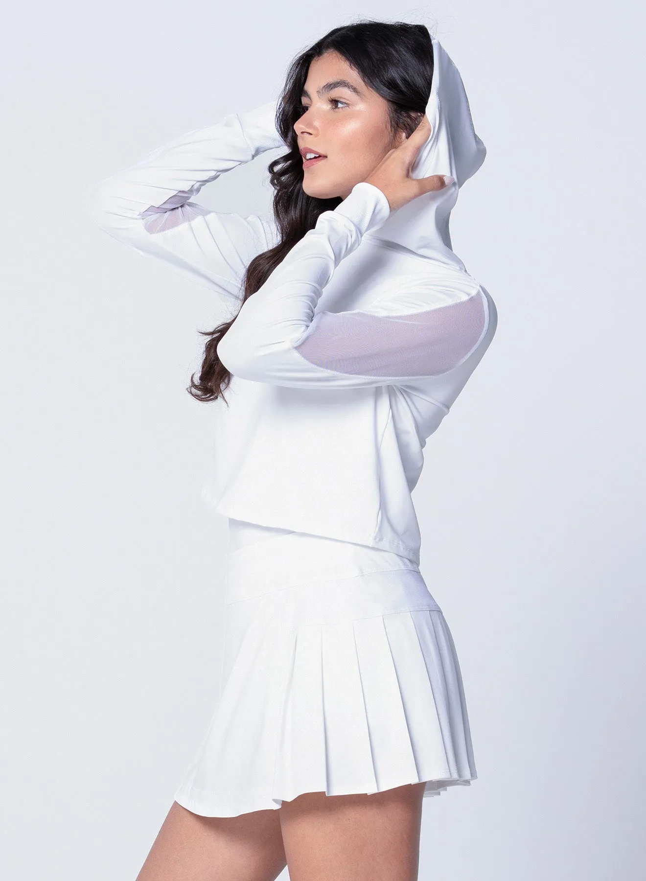 Cindy Hoodie outdoor concert Stretchable Weave