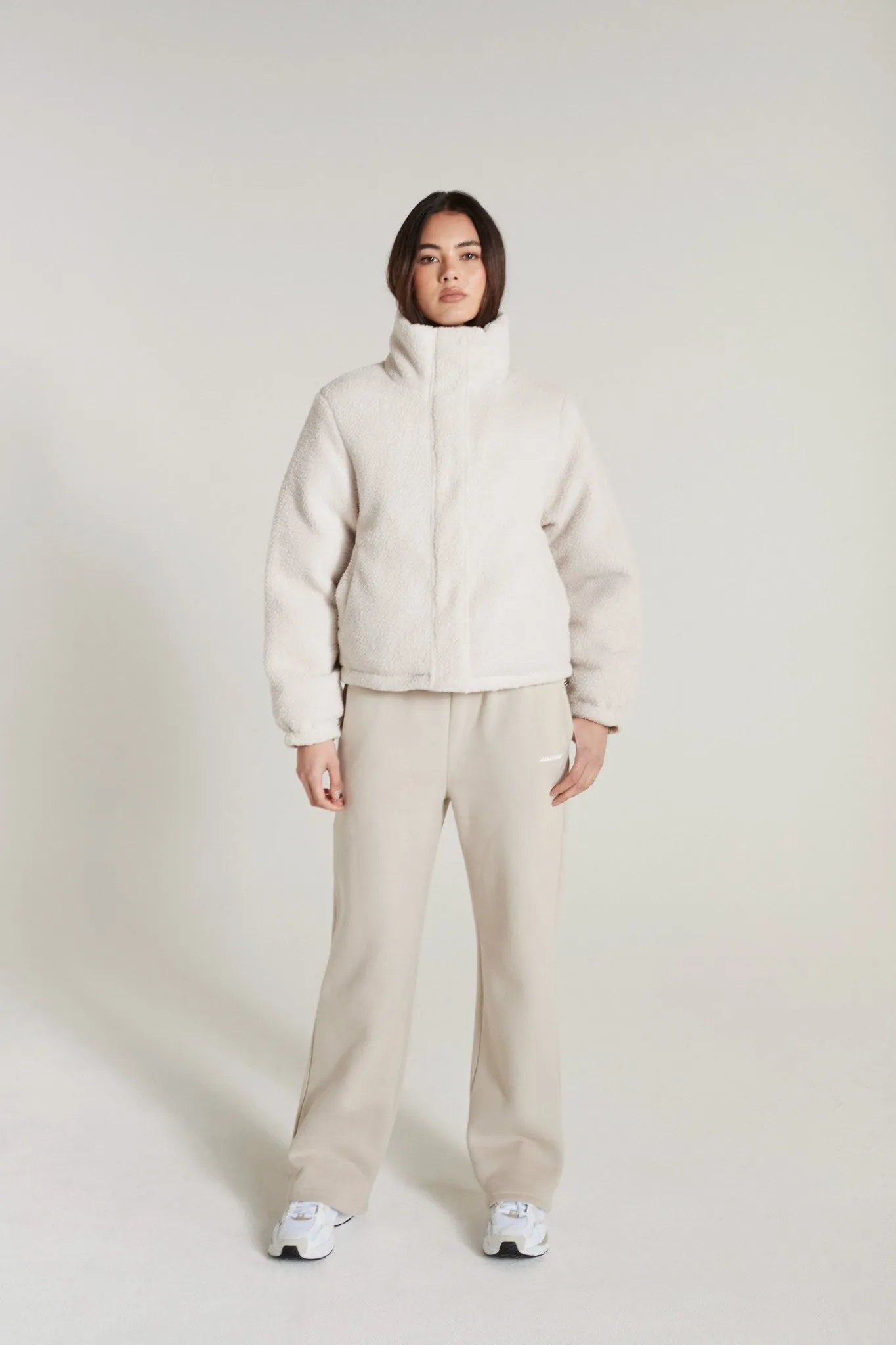 All Fenix Shearling Reversible Puffer Jacket Shawl Lapel Articulated Elbows