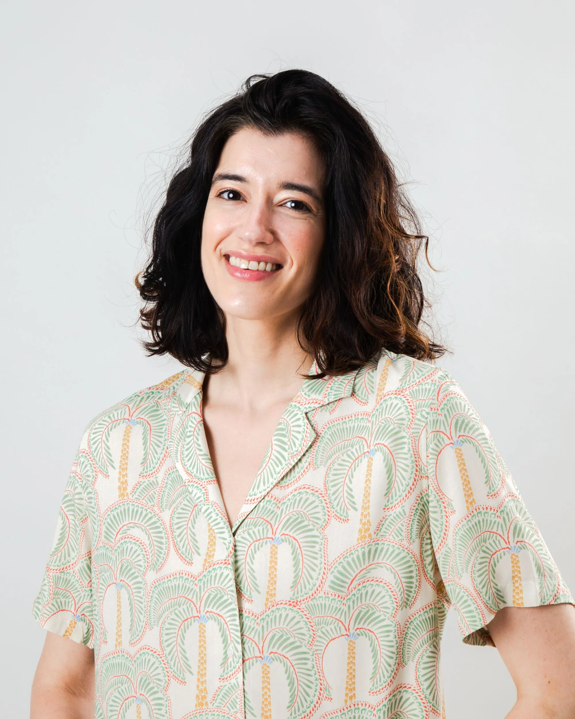 Borneo Aloha Blouse Ecru Breathable Fit Design