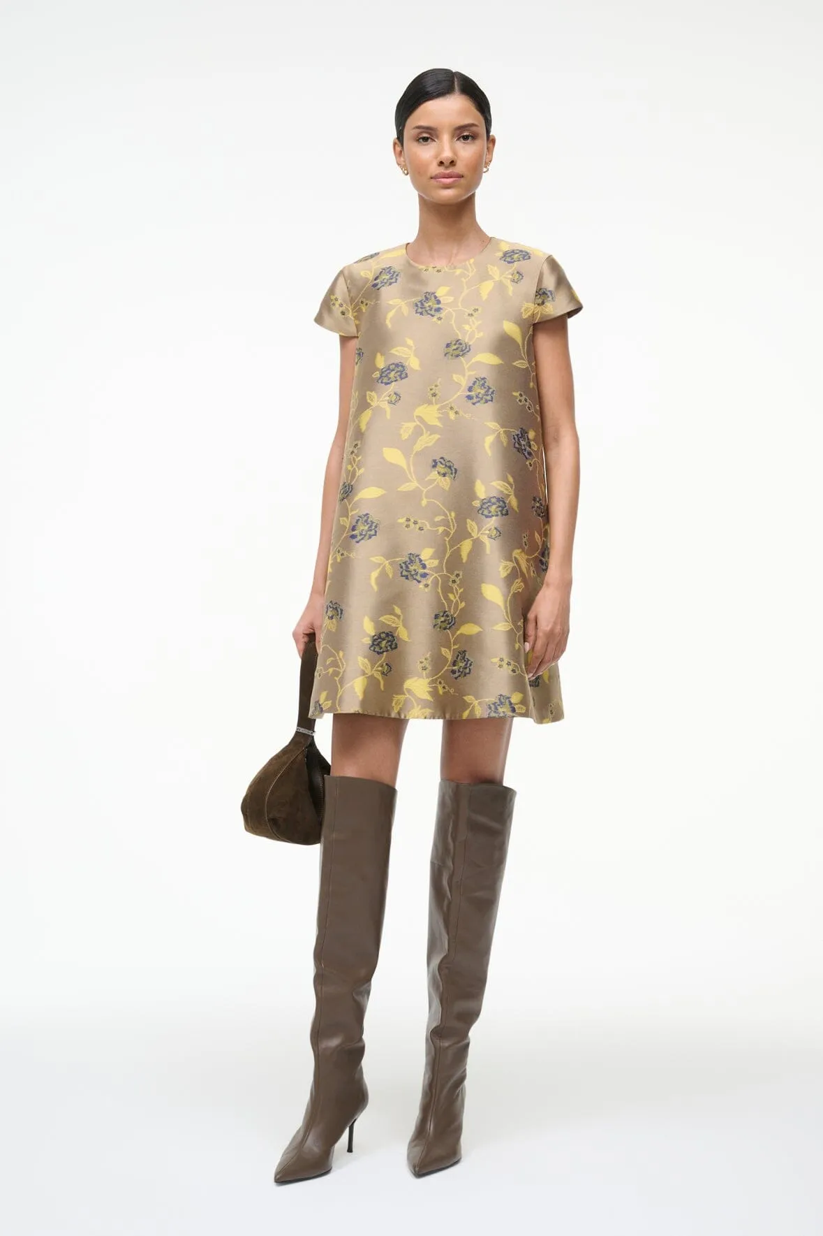 MIA DRESS | VINTAGE FLORAL Elegant Waistband Fit All Gender