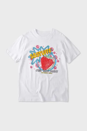 Weekend Style Perfect for Outdoors Strawberry Scented Tee