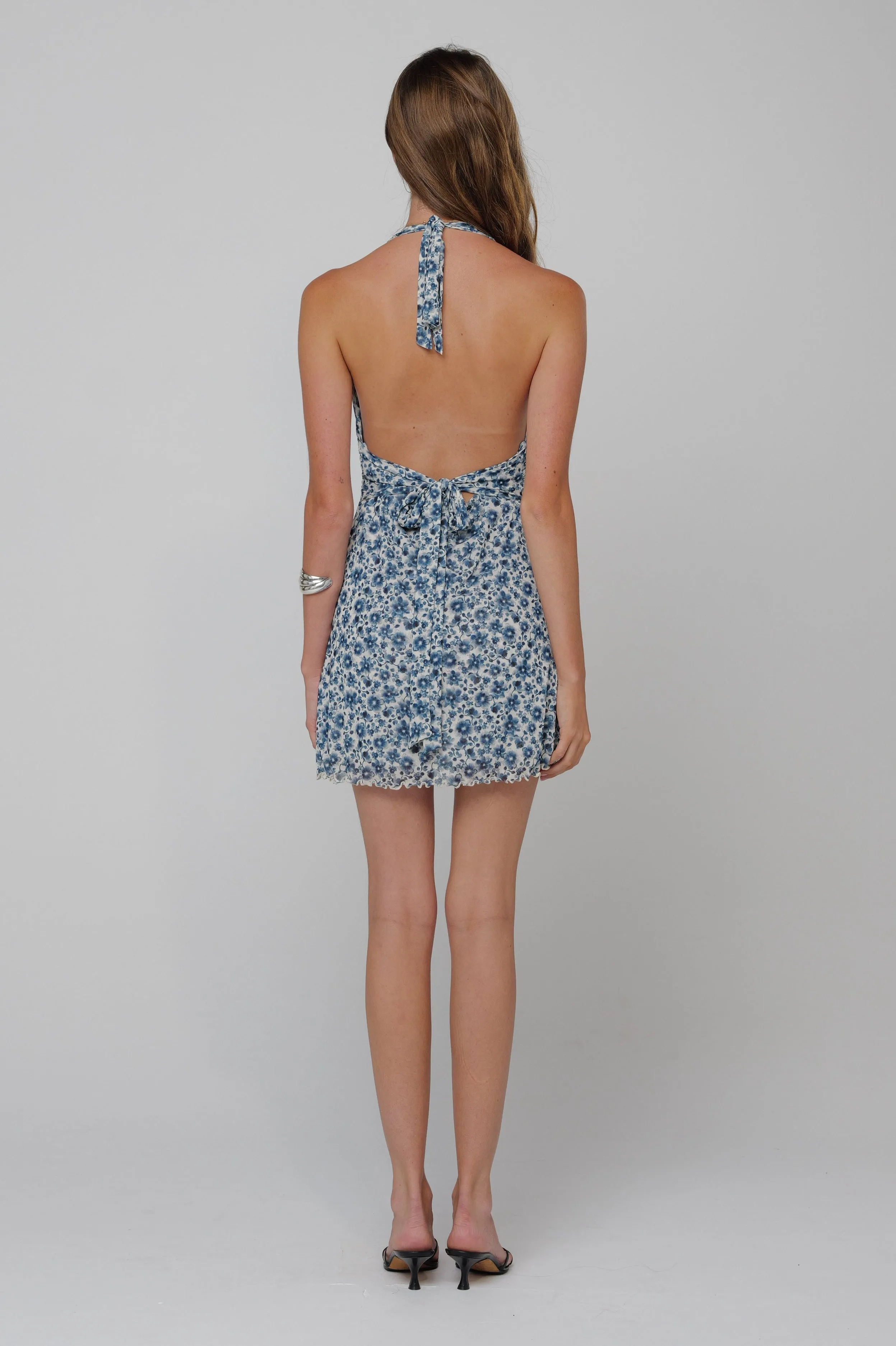 Tie-Detail Petal Zone Clint Mini in Wrangler