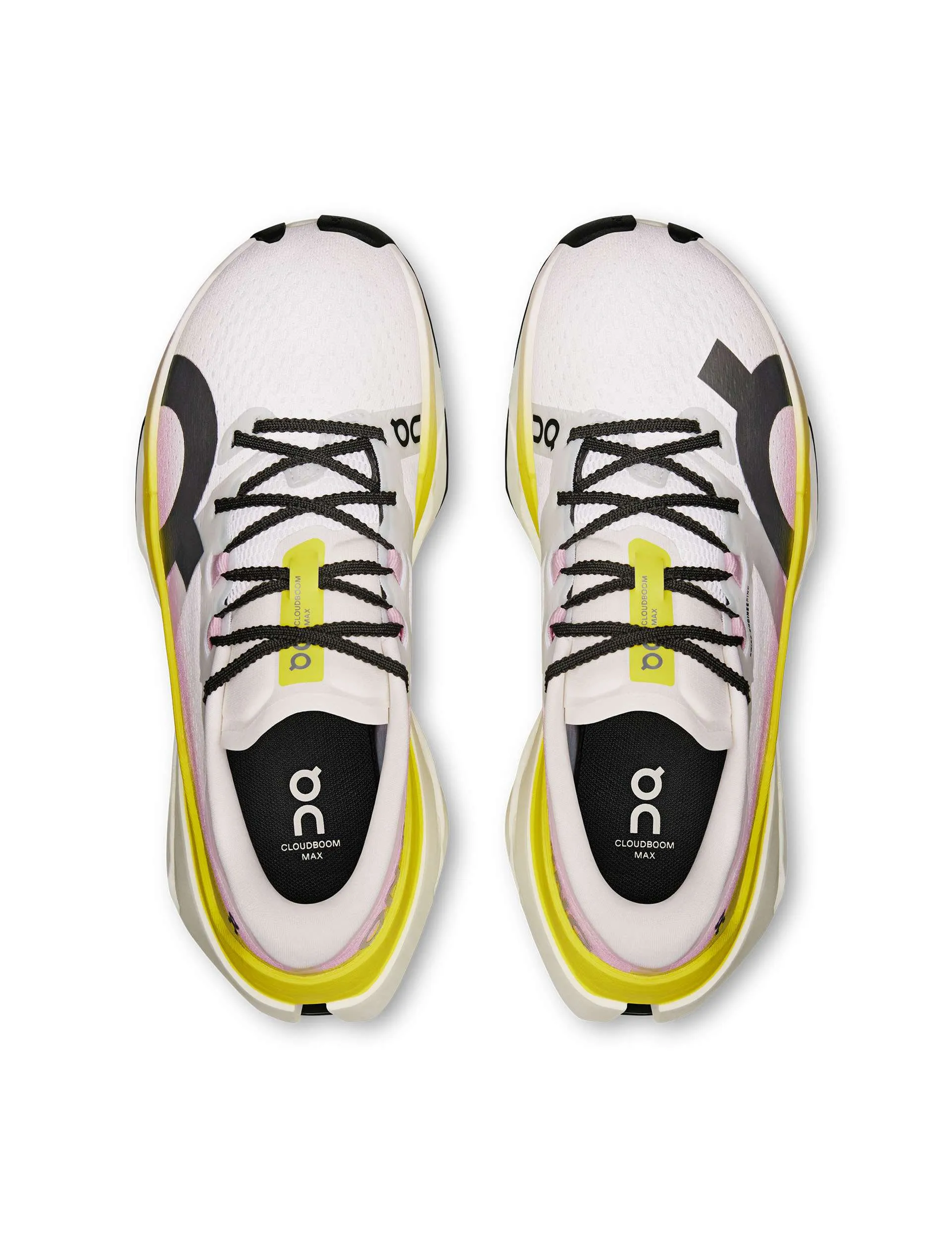 Long - distance track runner's shoe chance Cloudboom Max - Lime/Raspberry