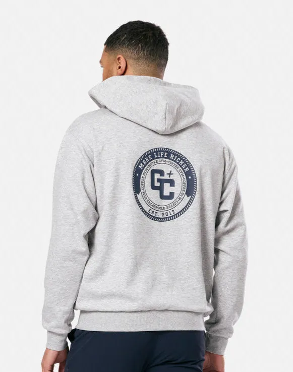 product clip convenience Clubhouse Hoodie in Grey Marl