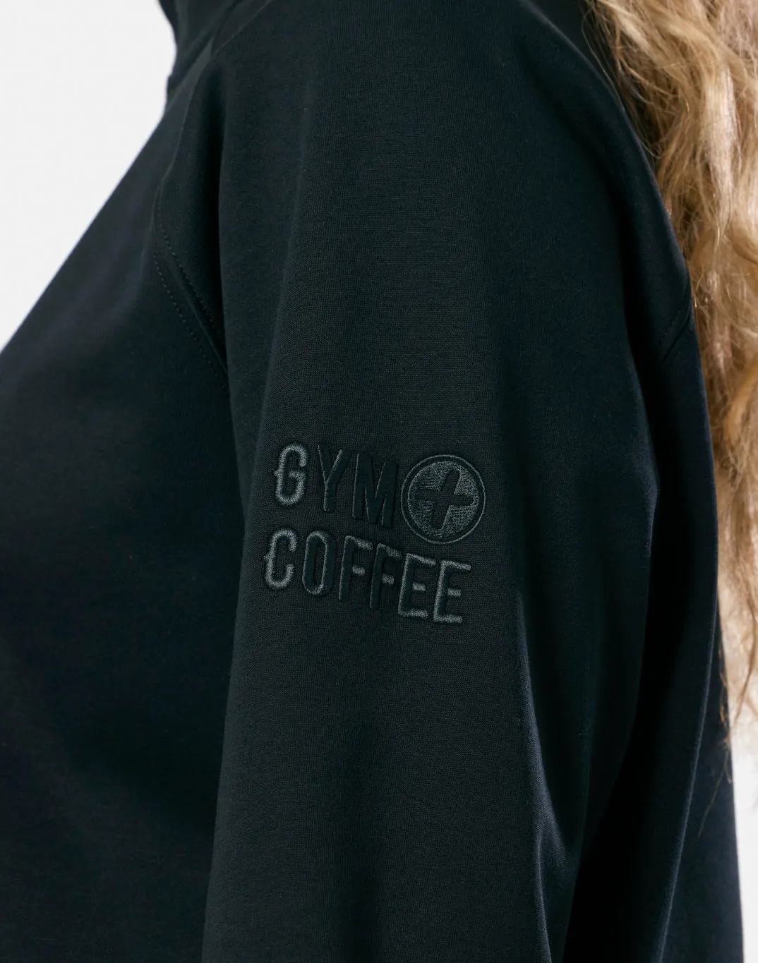 Clubhouse Quarter Zip in Black Regular Fit