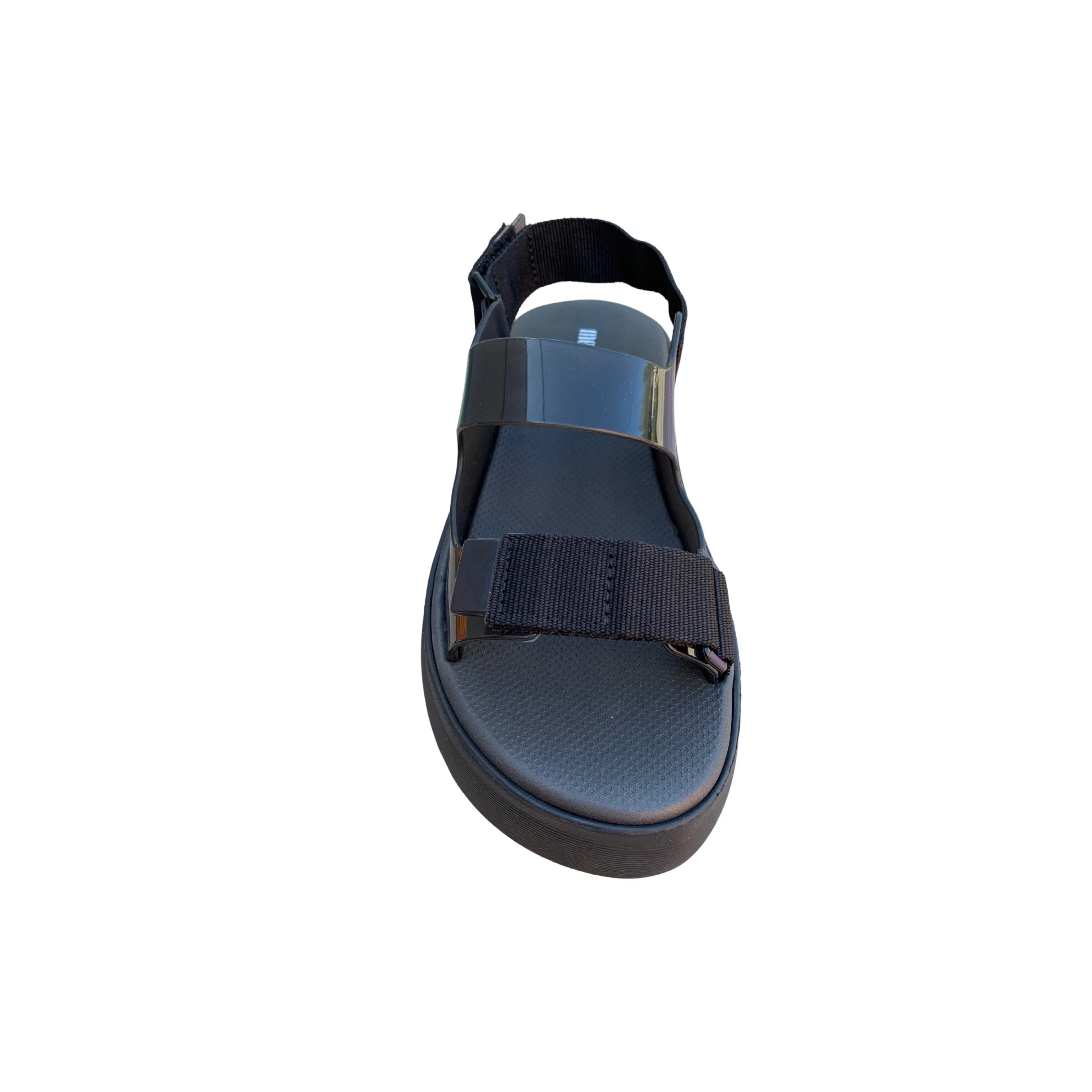 Power Flow Brave Papete Platform Black Sandal