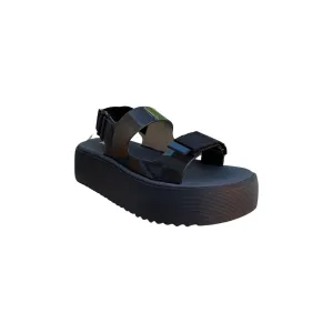 Brave Papete Platform Black Sandal King Strong
