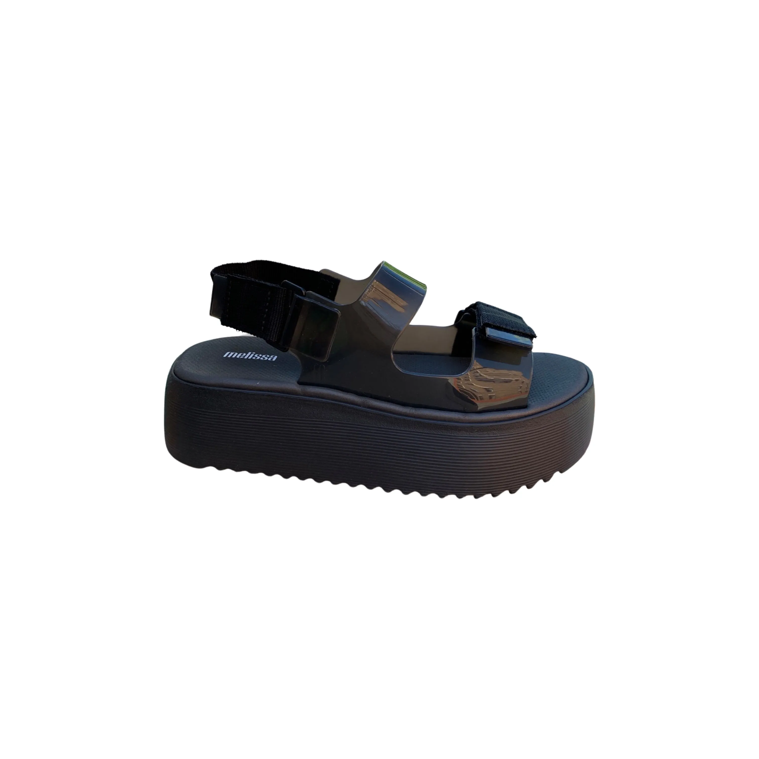 Brave Papete Platform Black Sandal Campus Cool