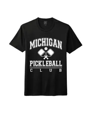 Relaxed Smart LayeredHemDetails Ink Detroit - Michigan Pickleball T-Shirt - Available in 2 Colors