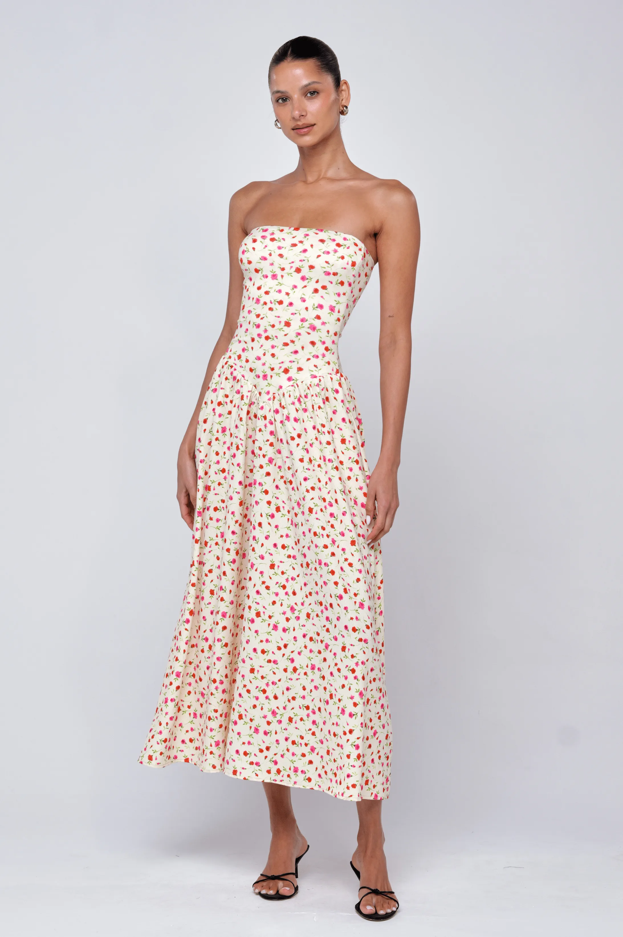 Mackenzie Dress in Buttercream Smooth Line Quick Layer