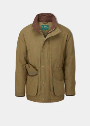 Combrook Men's Tweed Shooting Field Coat In Hawthorn - Shooting Fit Reinforced Zippers