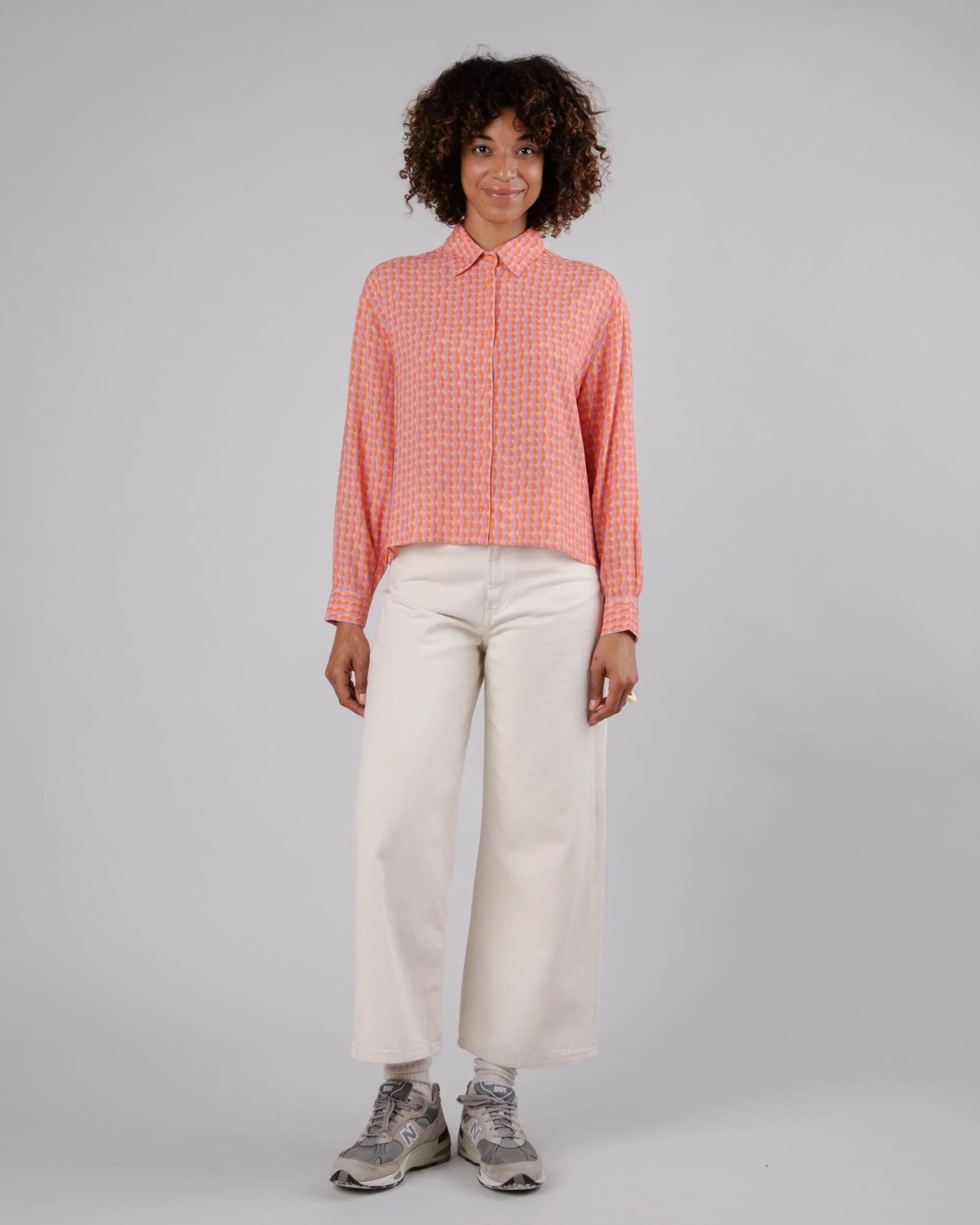 Gummie Boxy Blouse Coral EthicalProduction