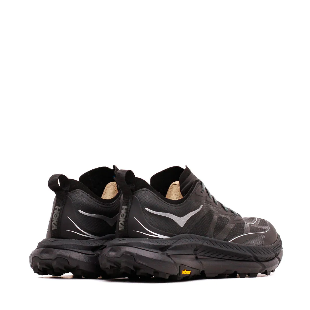 Ventilated Tongue Hoka One One Unisex Mafate Speed 4 Lite Black 1168450-BCKT