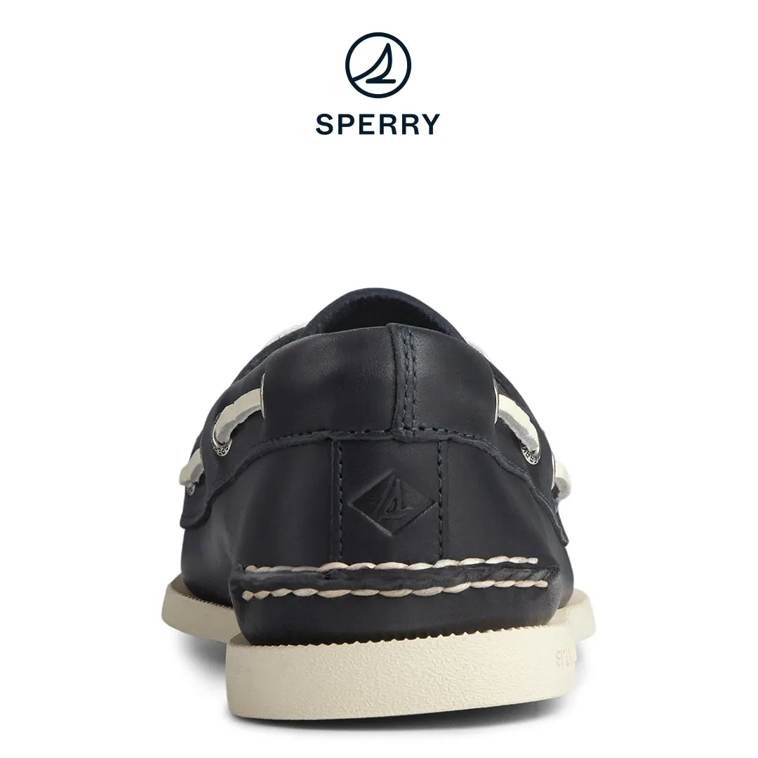 Orange Pop Feet Support Men's Authentic Original Boat Shoe Navy (STS10405)