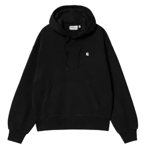 Sporty Wearable Carhartt WIP Womens Hooded Casey Sweatshirt Black / Silver