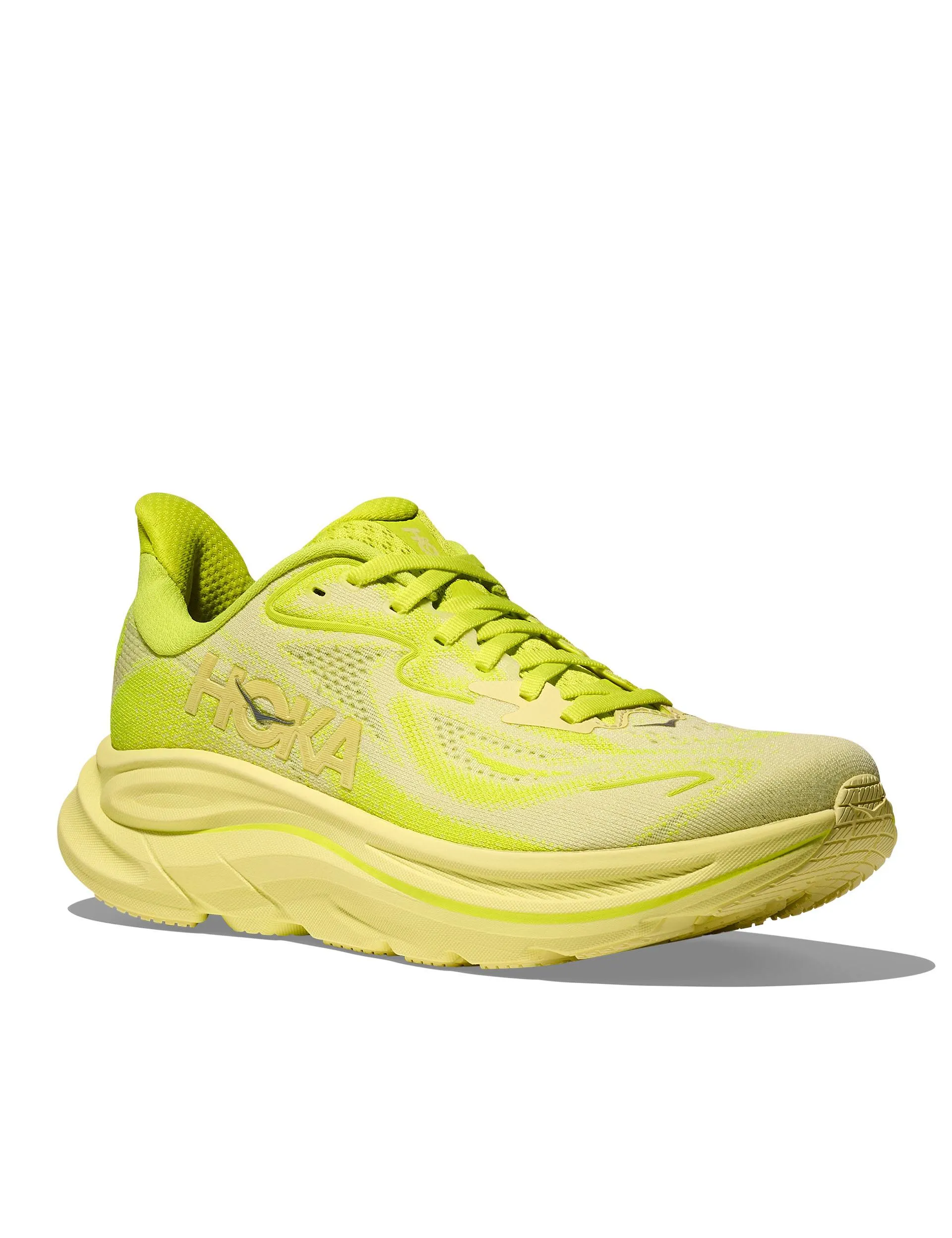 shock - absorbing sole shoes Clifton 10 - Neon Hoka Citrus/Sunlight
