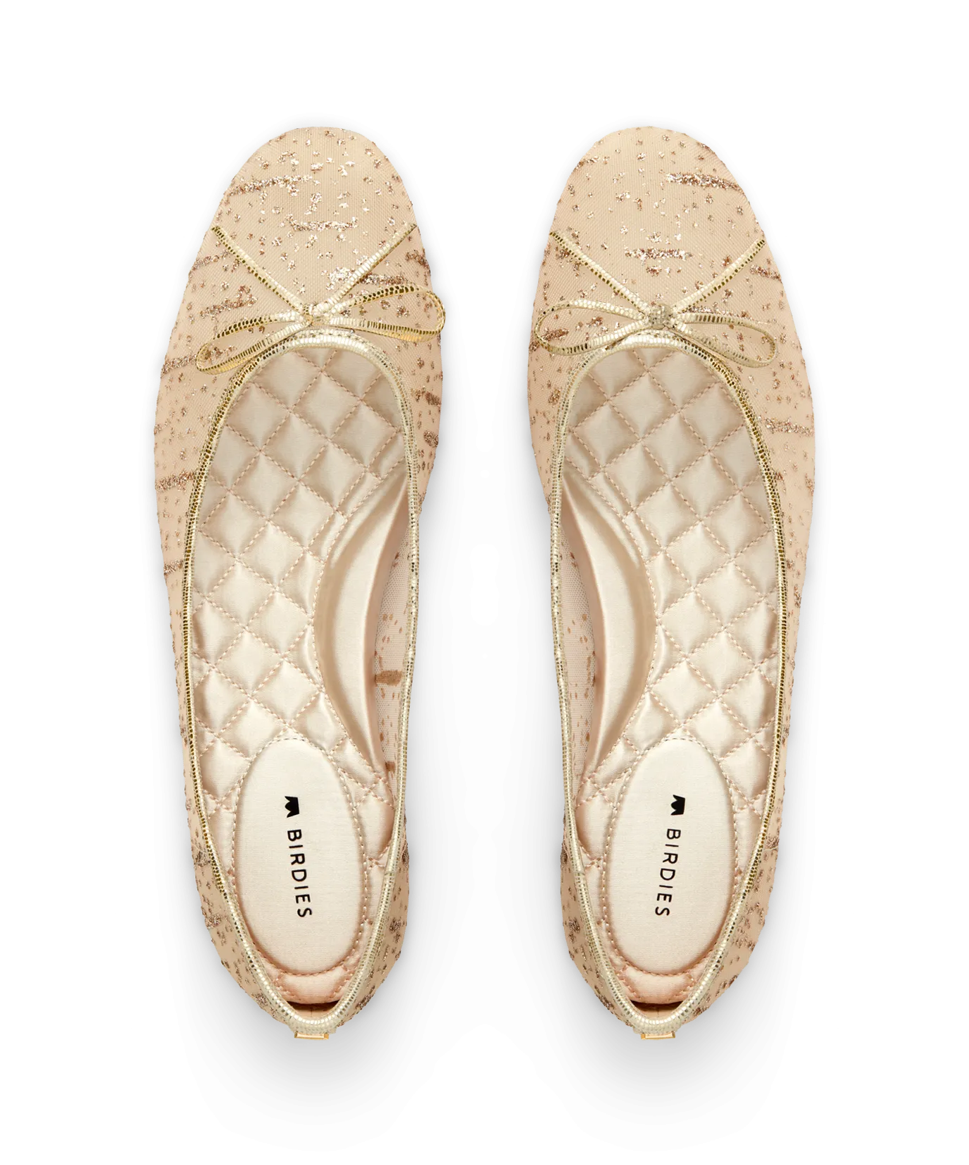 The Songbird - Gold Mesh Sparkle Petal Jog