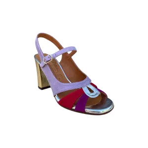 Badena Silver/Gold Berry Sandal Comfort Lining Indoor