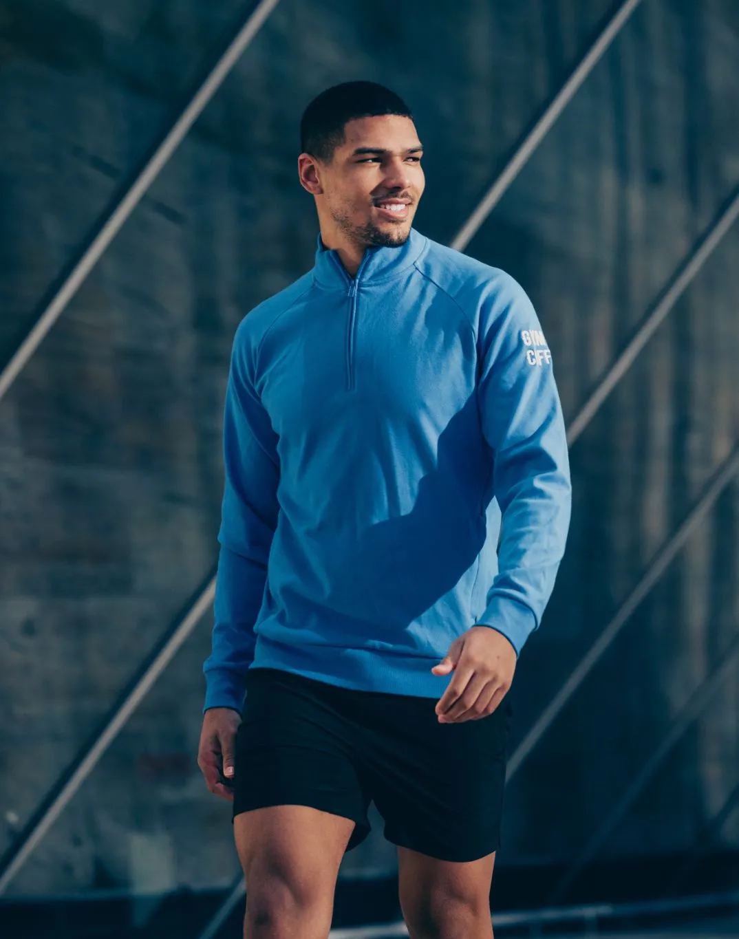 Timeless Fashion product customization flexibility Chill Half Zip in Sky Blue