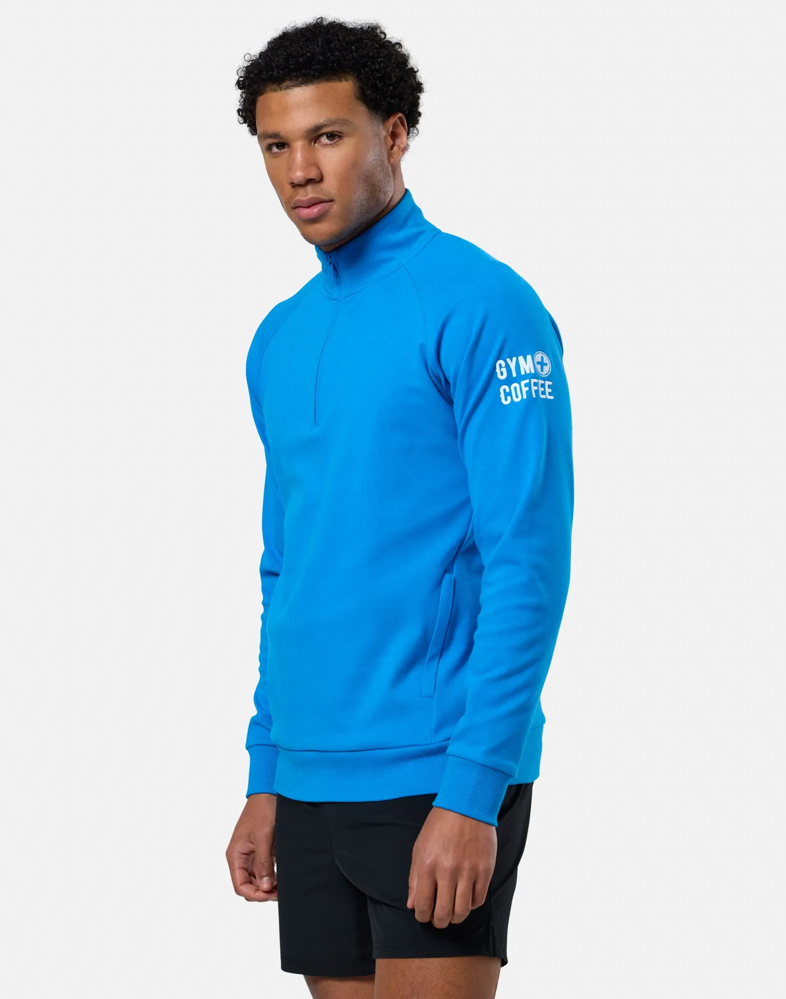 product camping suitability Chill Half Zip in Sky Blue