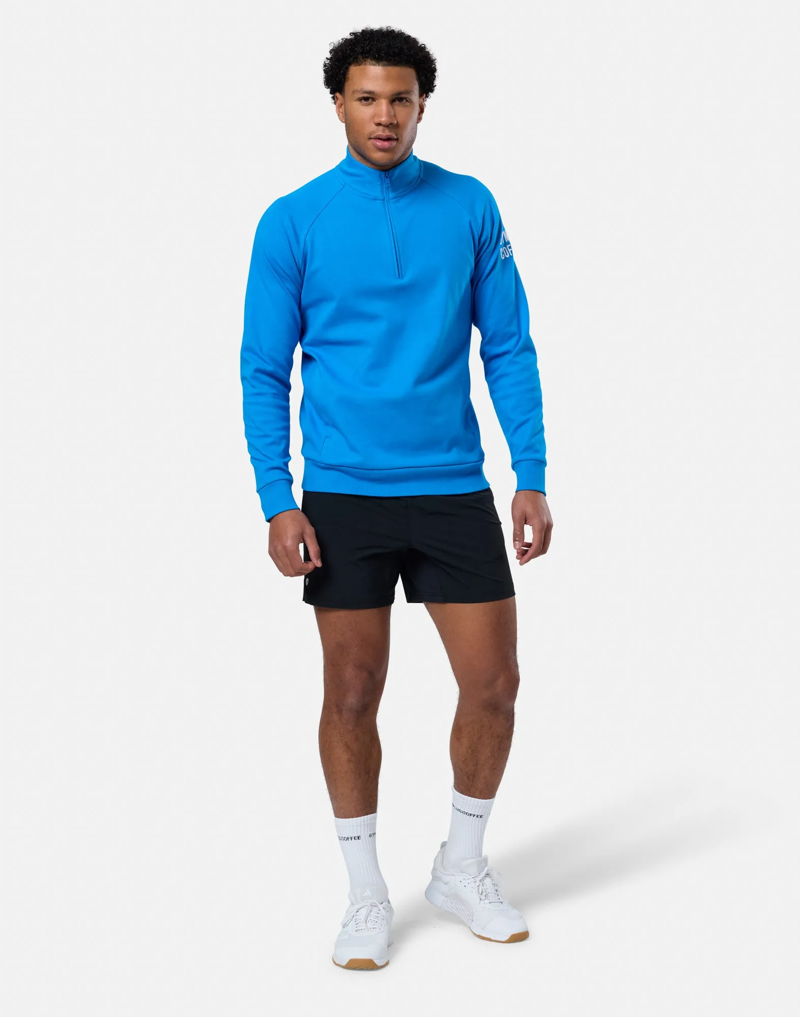 Chill Half Zip in Sky Blue Warm Hoodie