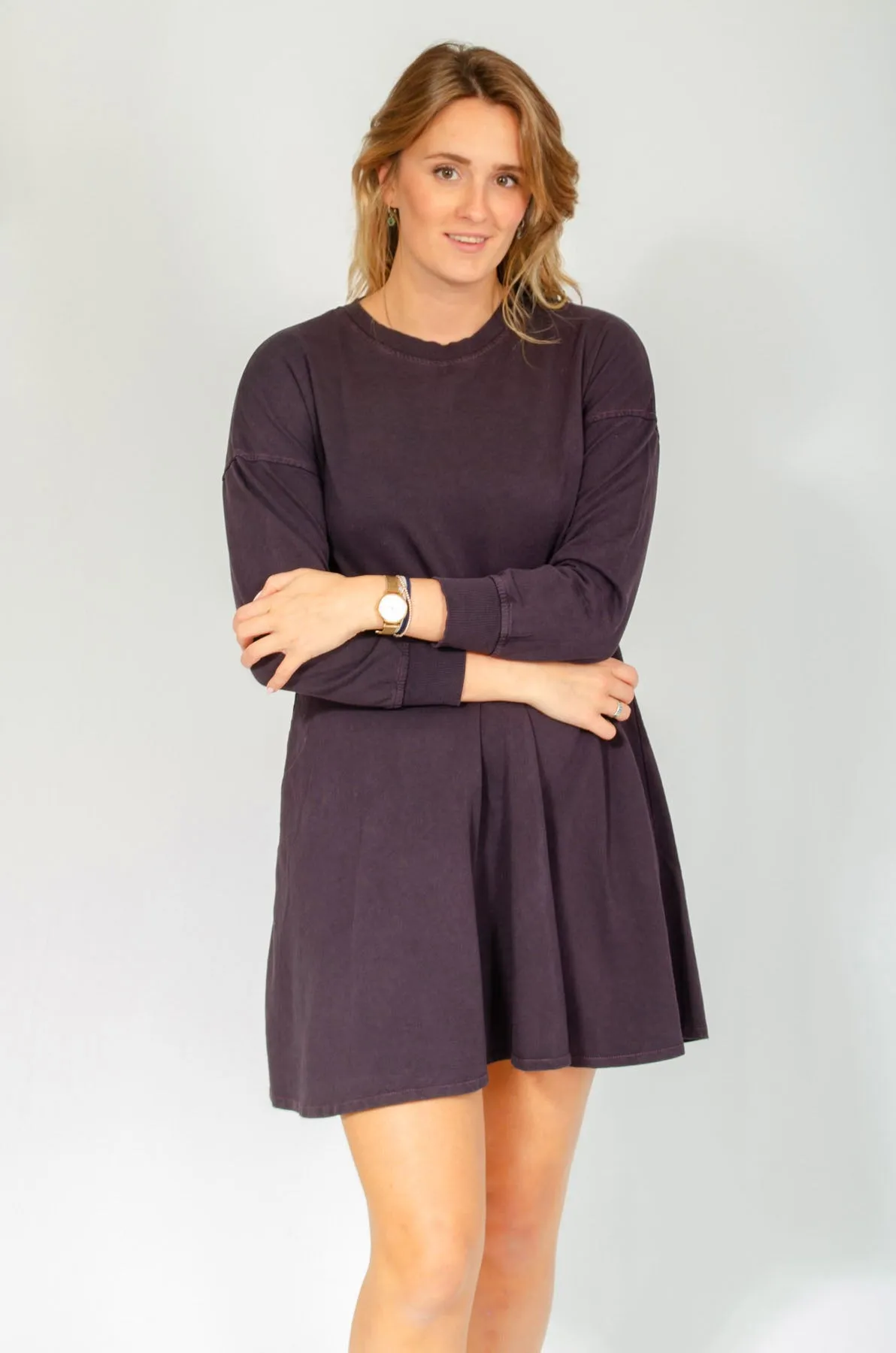 Oversize Sweatshirt Dress Daily Chic Flattering Design