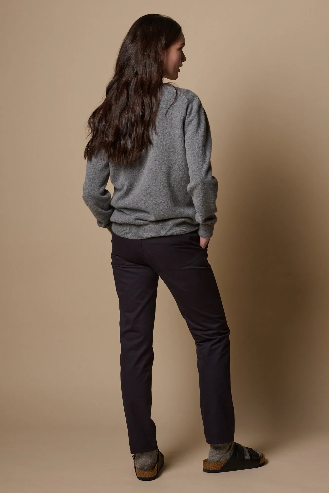 Work Ready Core Support Women's Heavyweight Slim Chino - Navy
