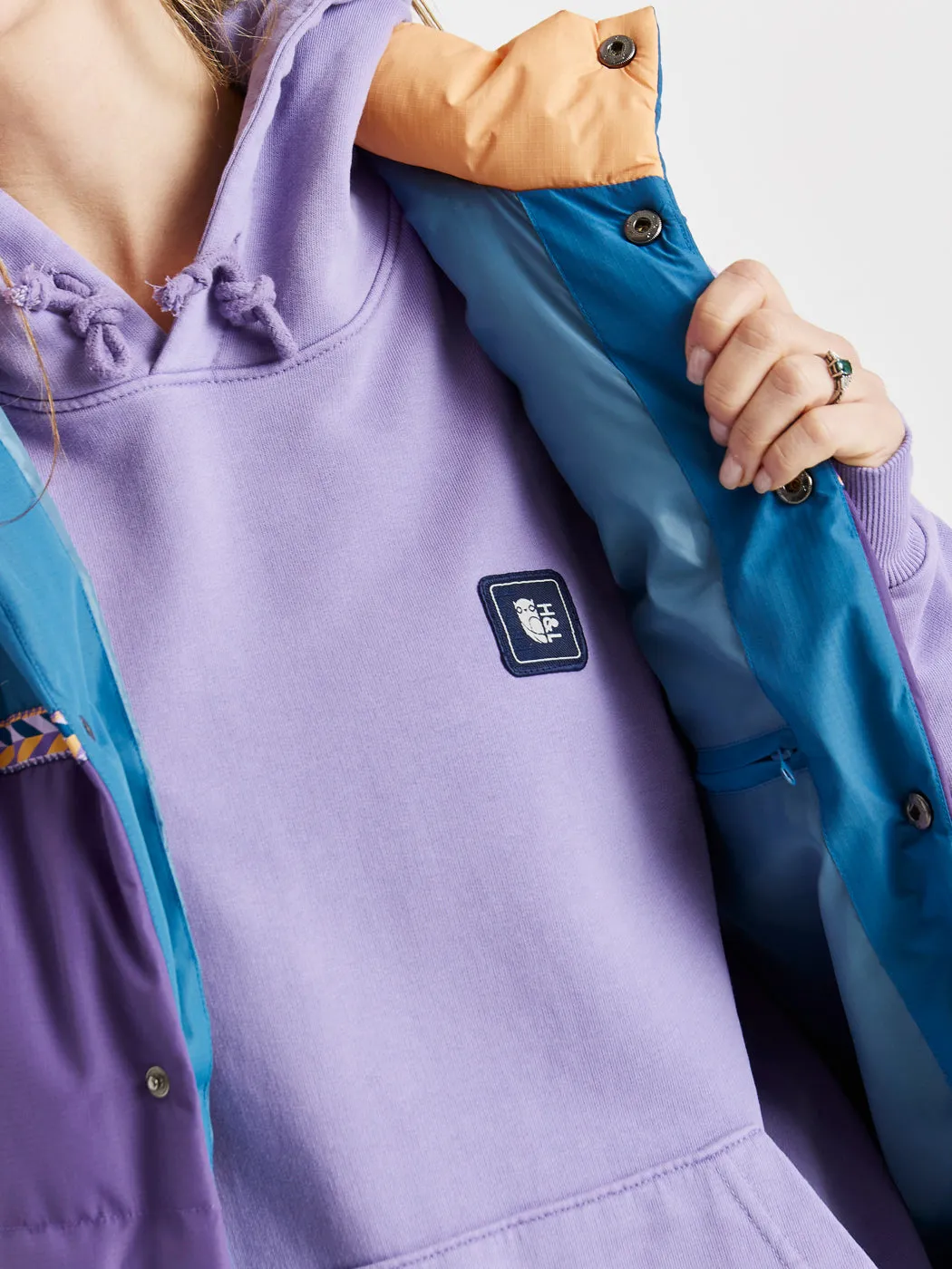Lumi Oversized Hoodie Deep Lavender product mountain style allure