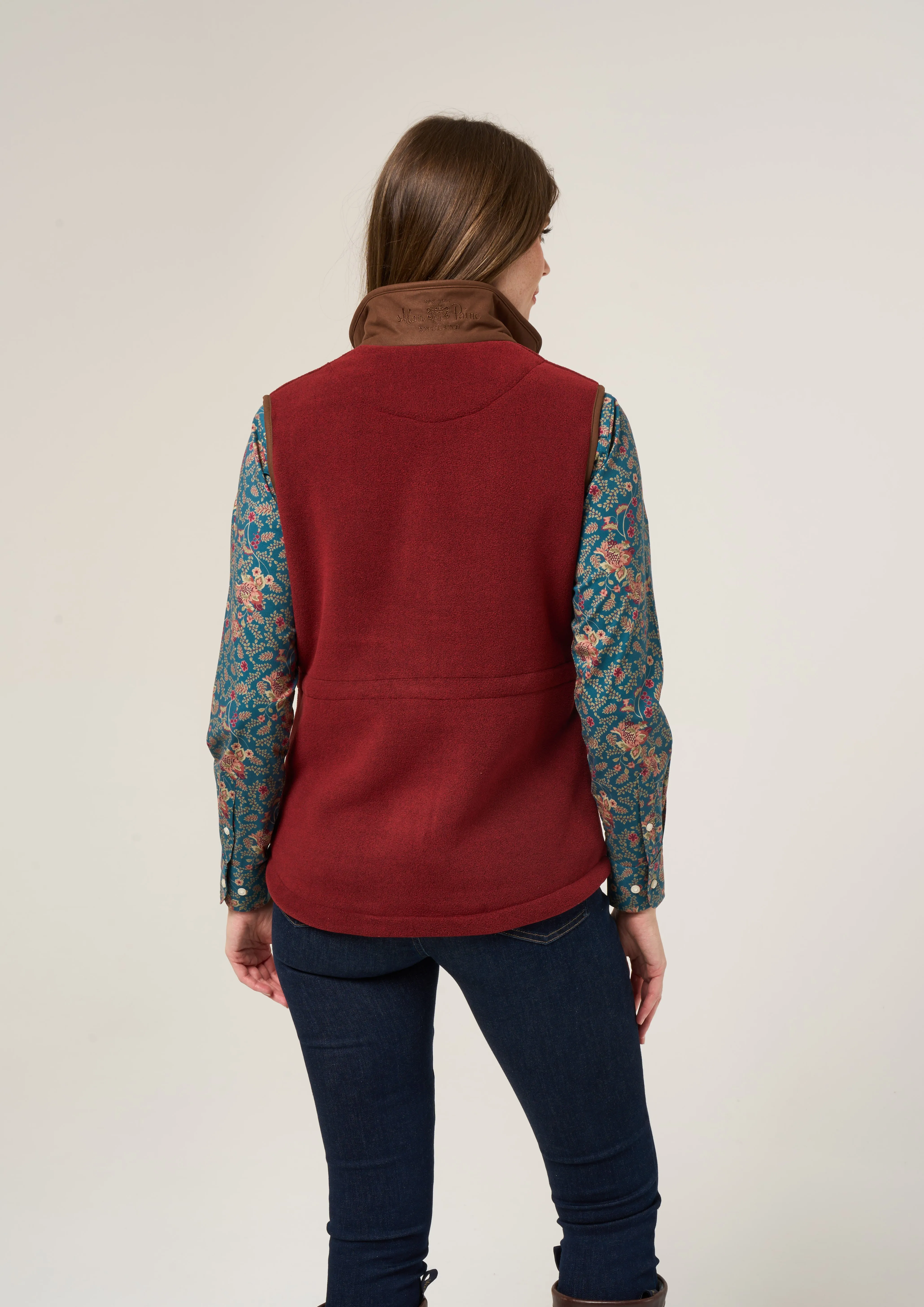 Mid layer Aylsham Ladies Fleece Gilet In Bloodstone - Regular Fit