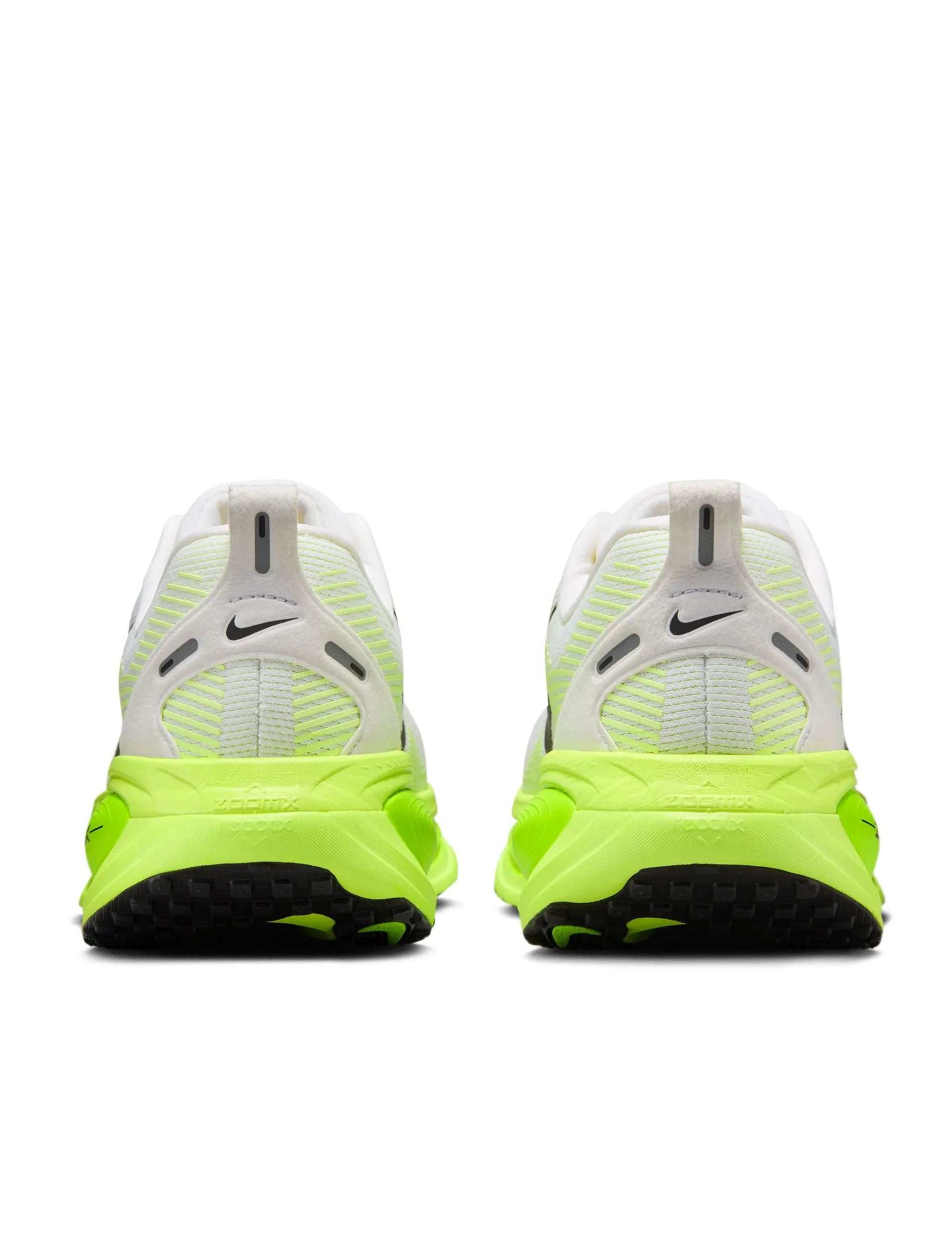 Vomero 18 Running Shoes - White/Electric Green/Volt/Black Sock Lit Fit