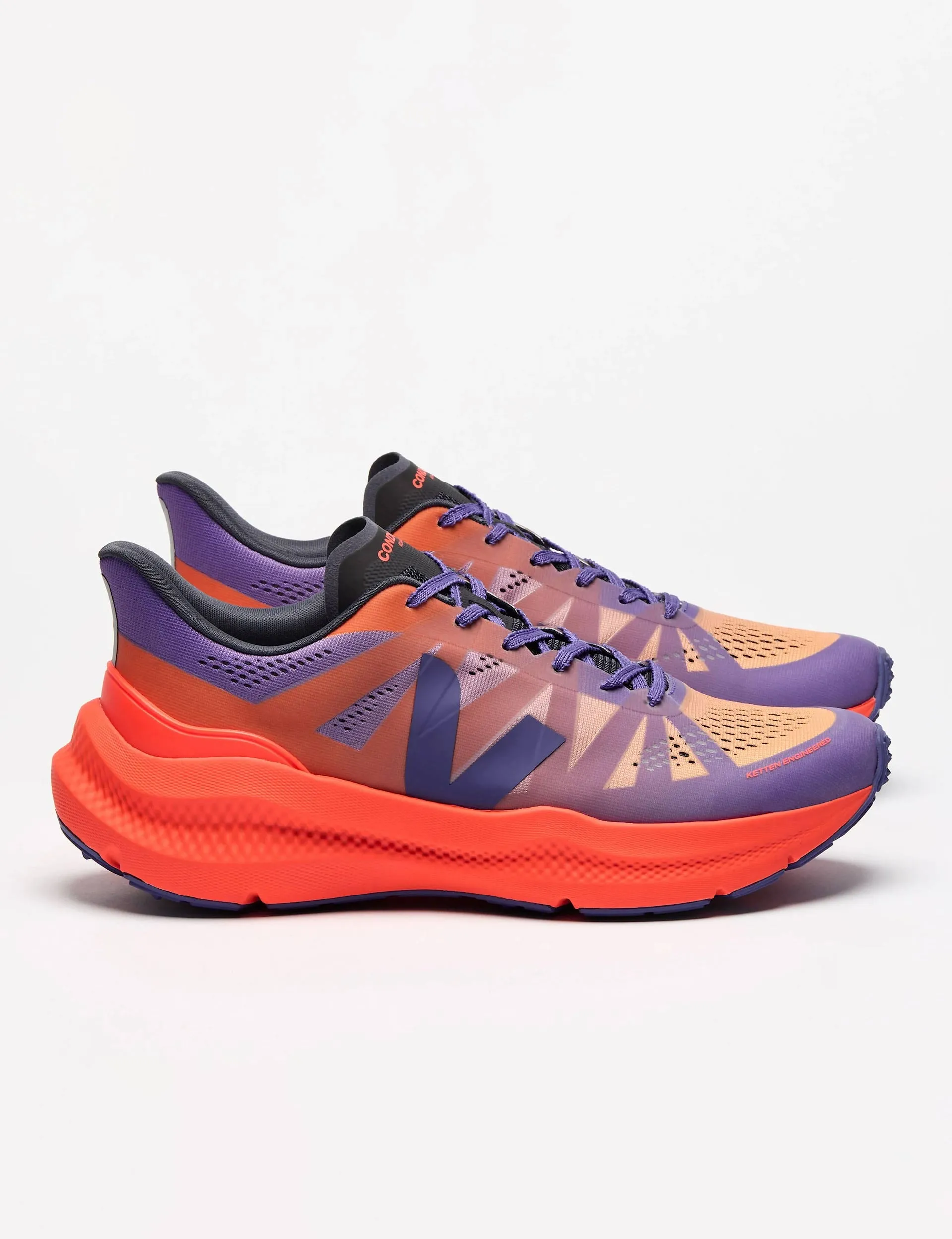 Anti - glare Gradual Transition Midsole Condor 3 Advanced - Gradient Purple Orange Fluo