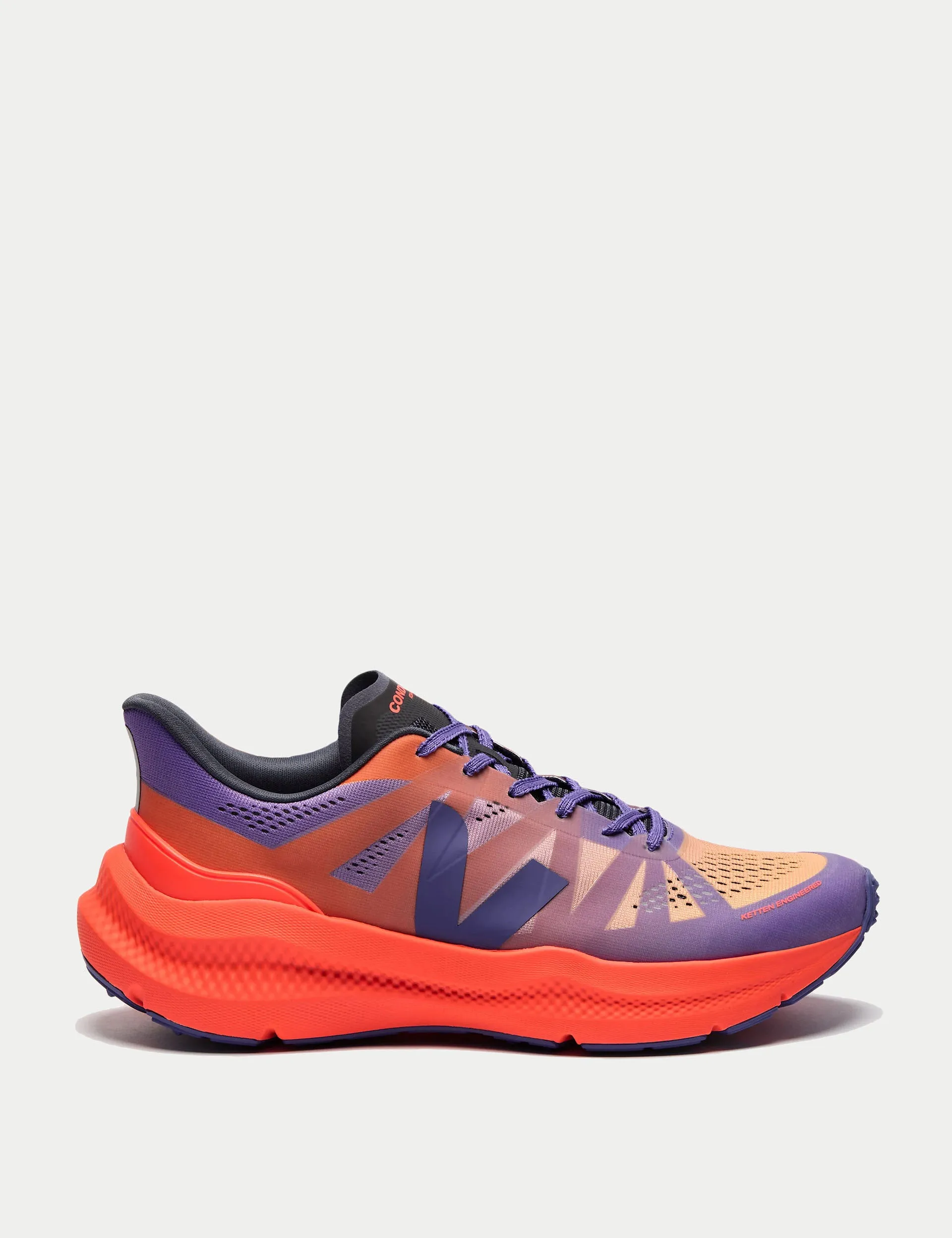Reinforced toe rural - running Condor 3 Advanced - Gradient Purple Orange Fluo