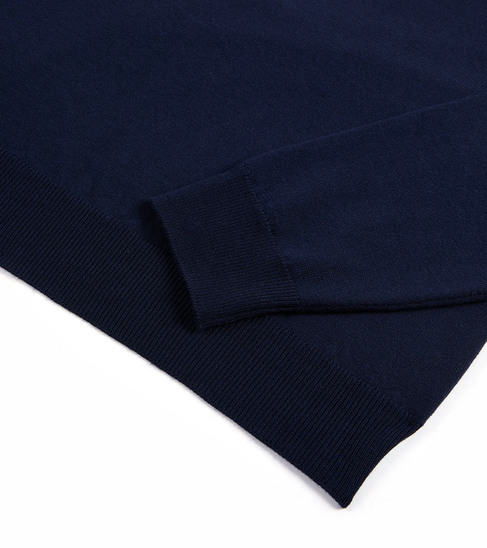 Trunk Bennet Merino Button Neck Sweater: Navy HighDurabilityClothing Eco Core