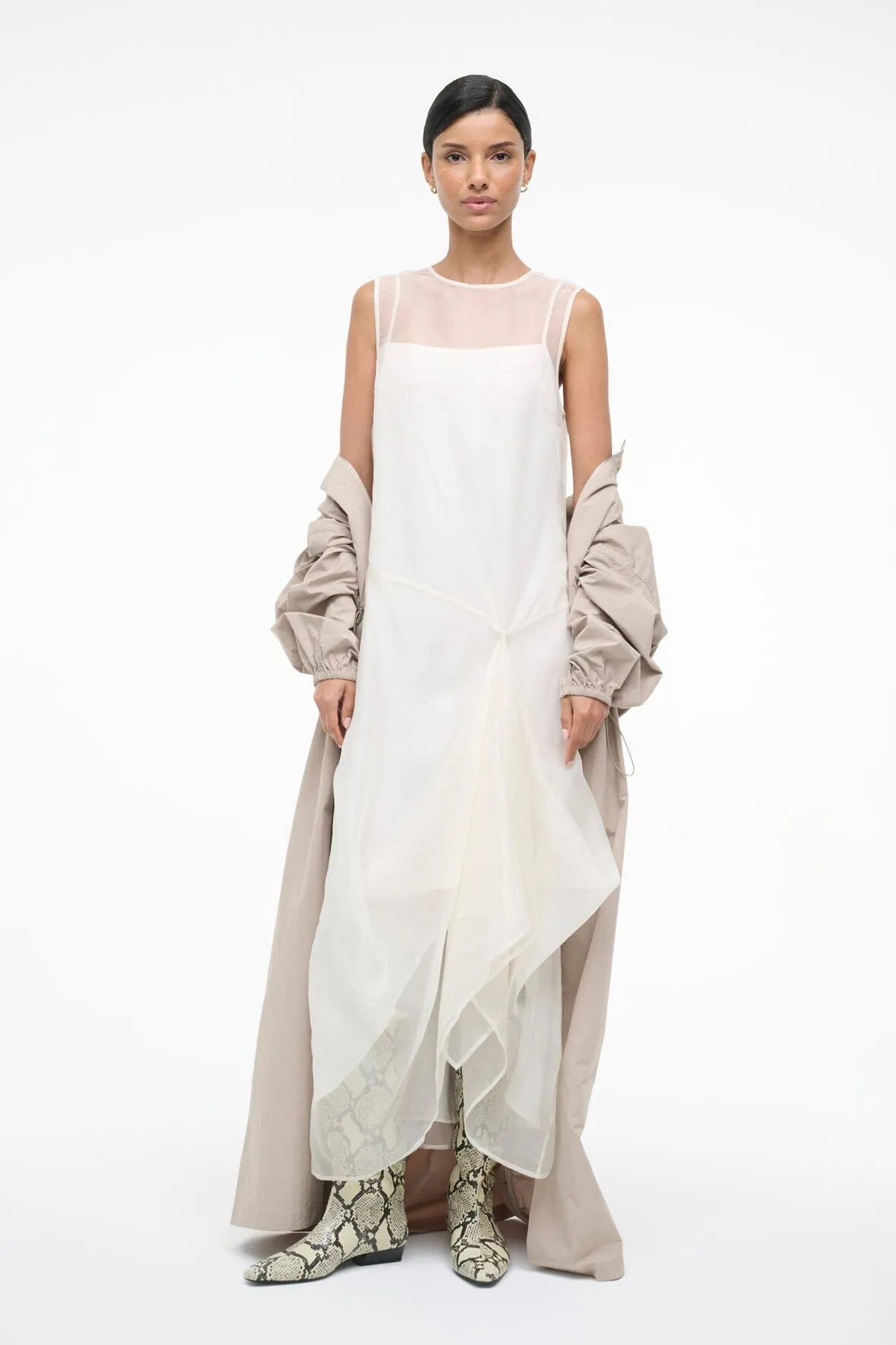 VIOLA DRESS | IVORY Square Neck