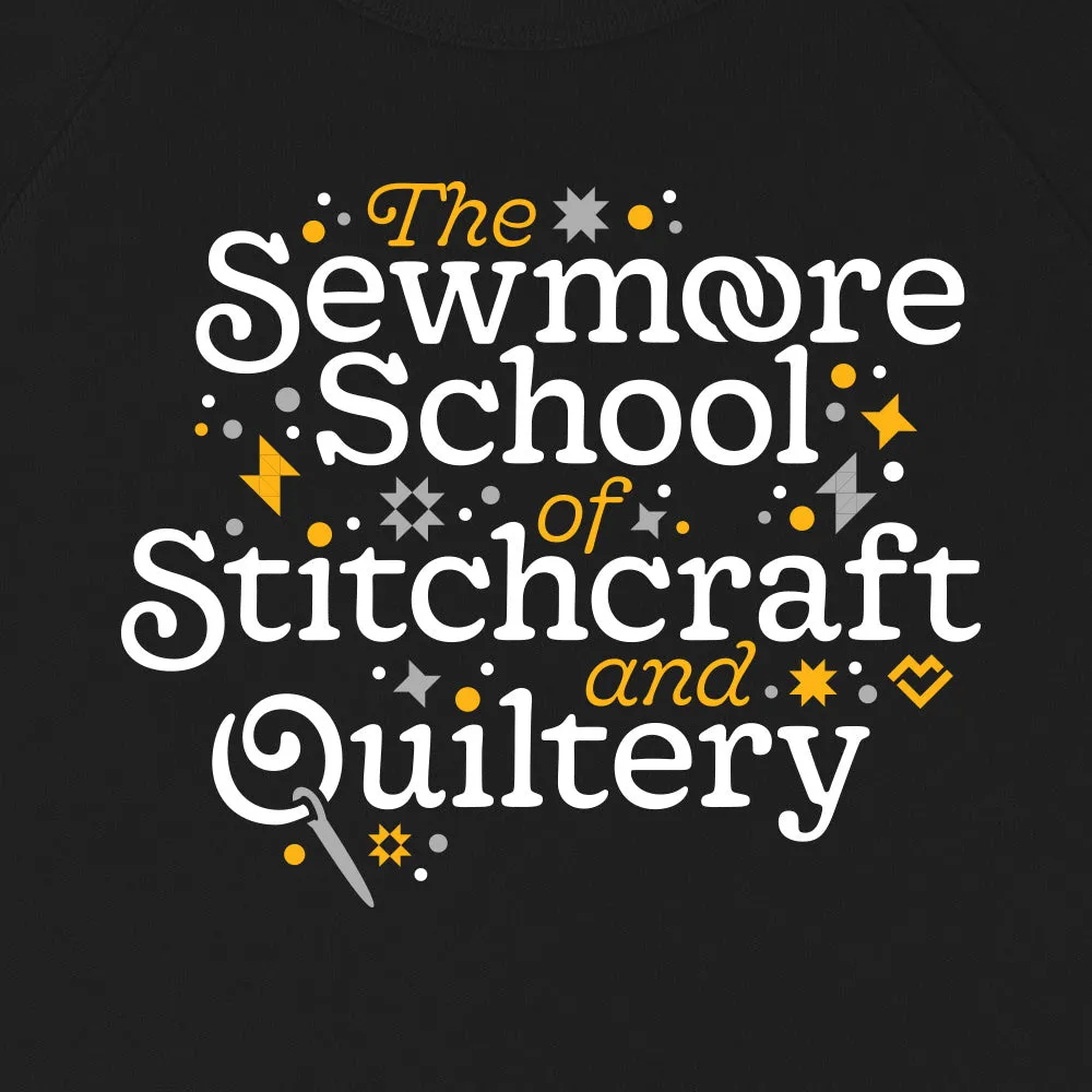 Relaxed Fashion non hooded Sewmoore School of Stitchcraft and Quiltery - Sweatshirt