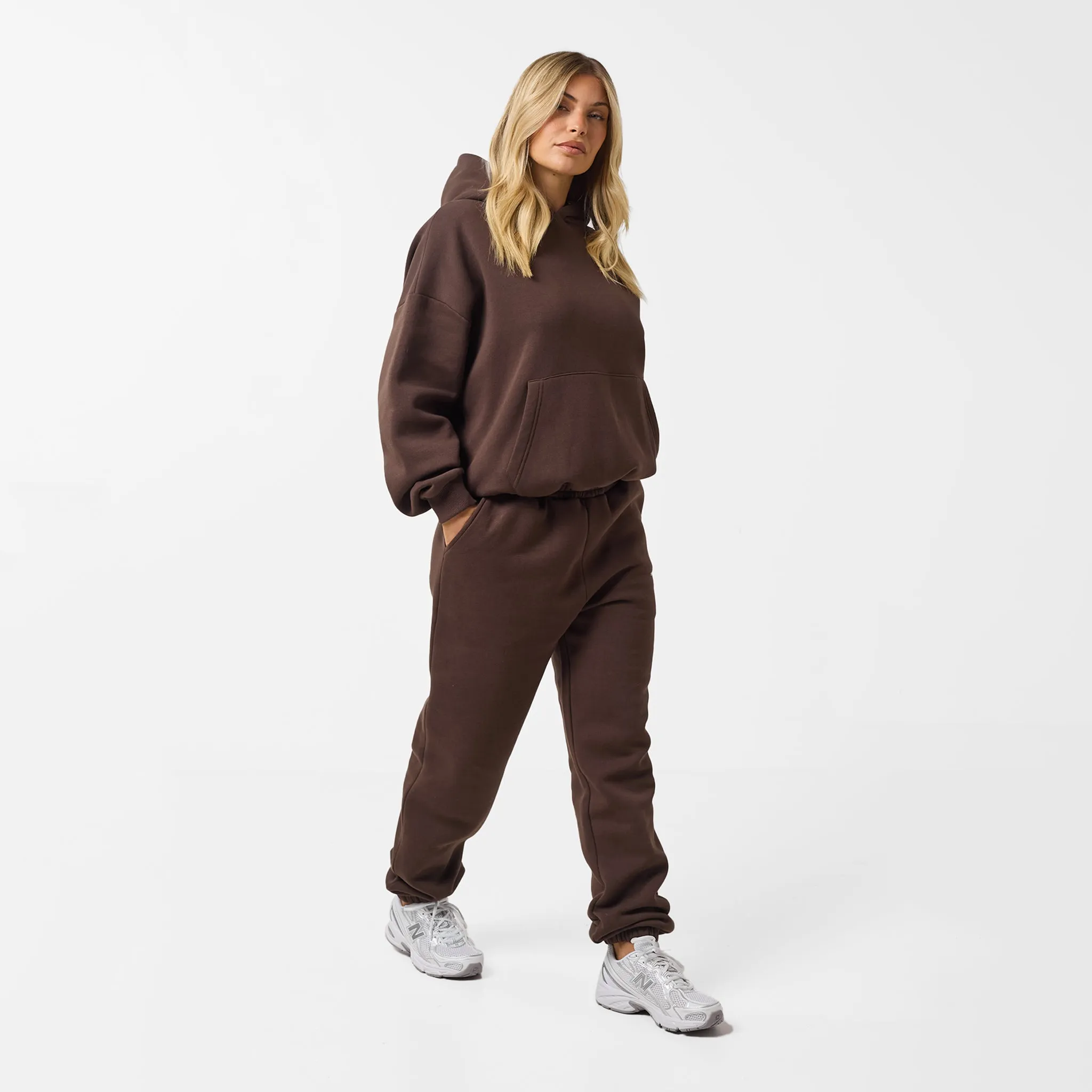 Cold Protection Core Logo Hoodie | Coffee