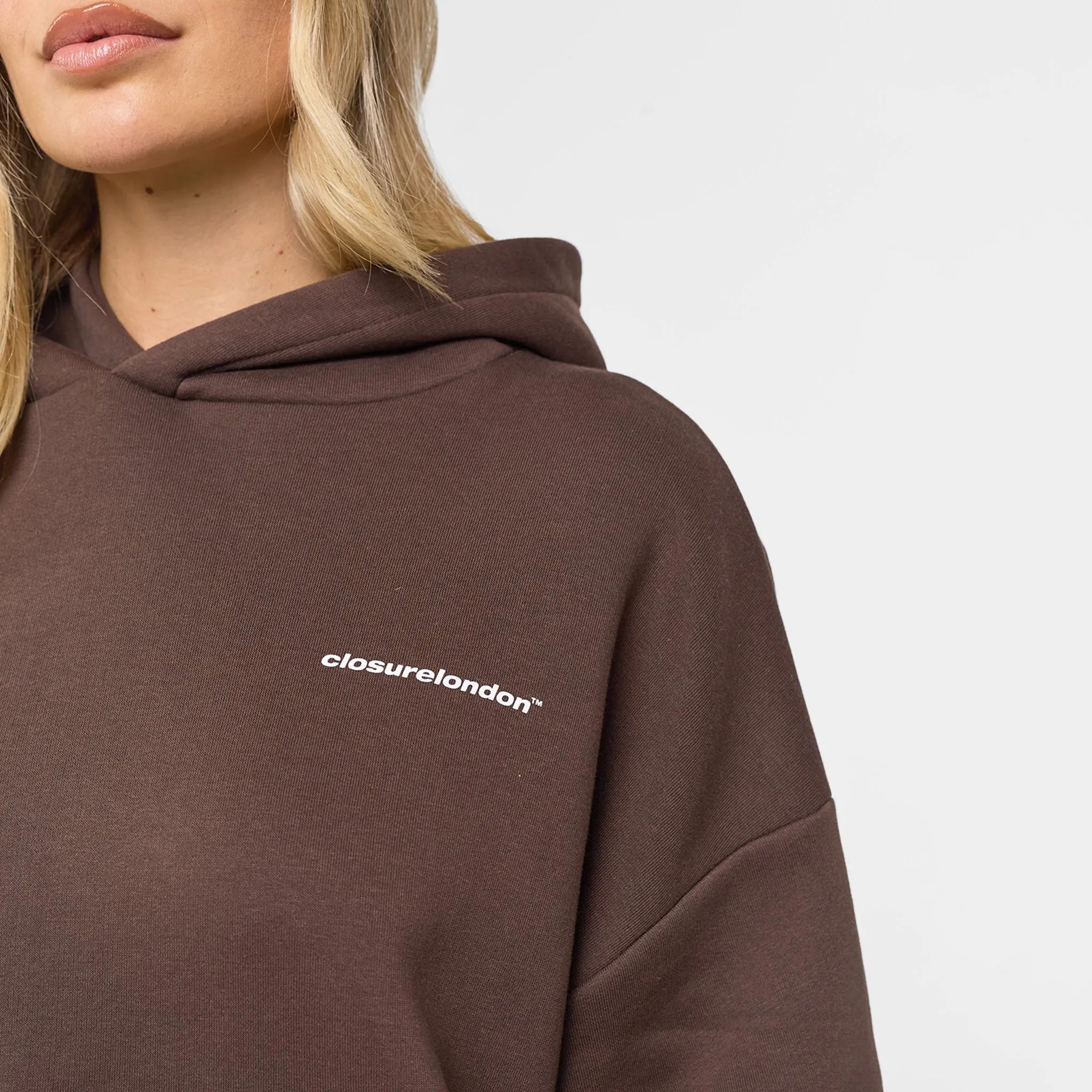 Core Logo Hoodie | Coffee Wrinkle-Resistant Fashion Statement