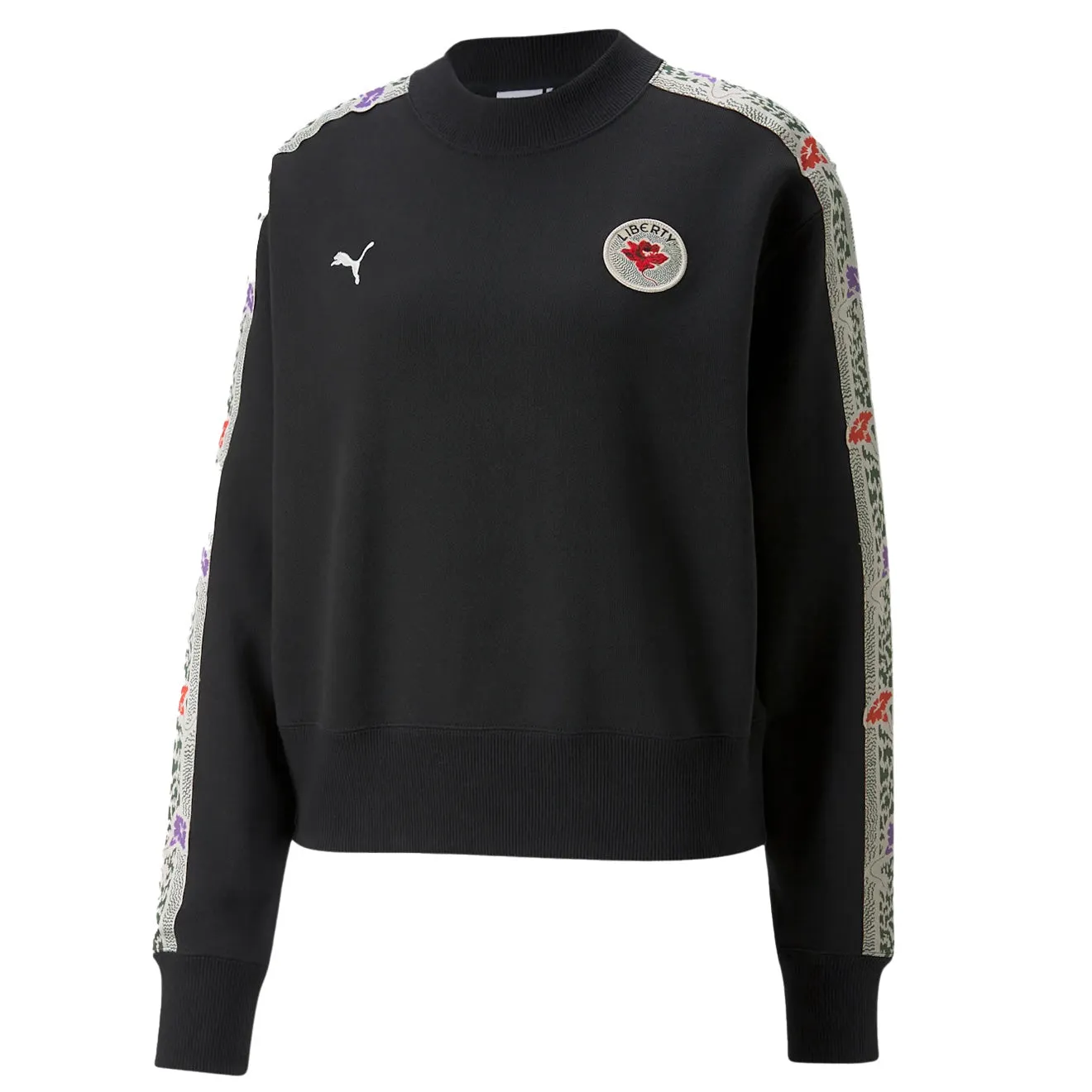 young people product comparison Puma x Liberty Crew Sweat Puma Black