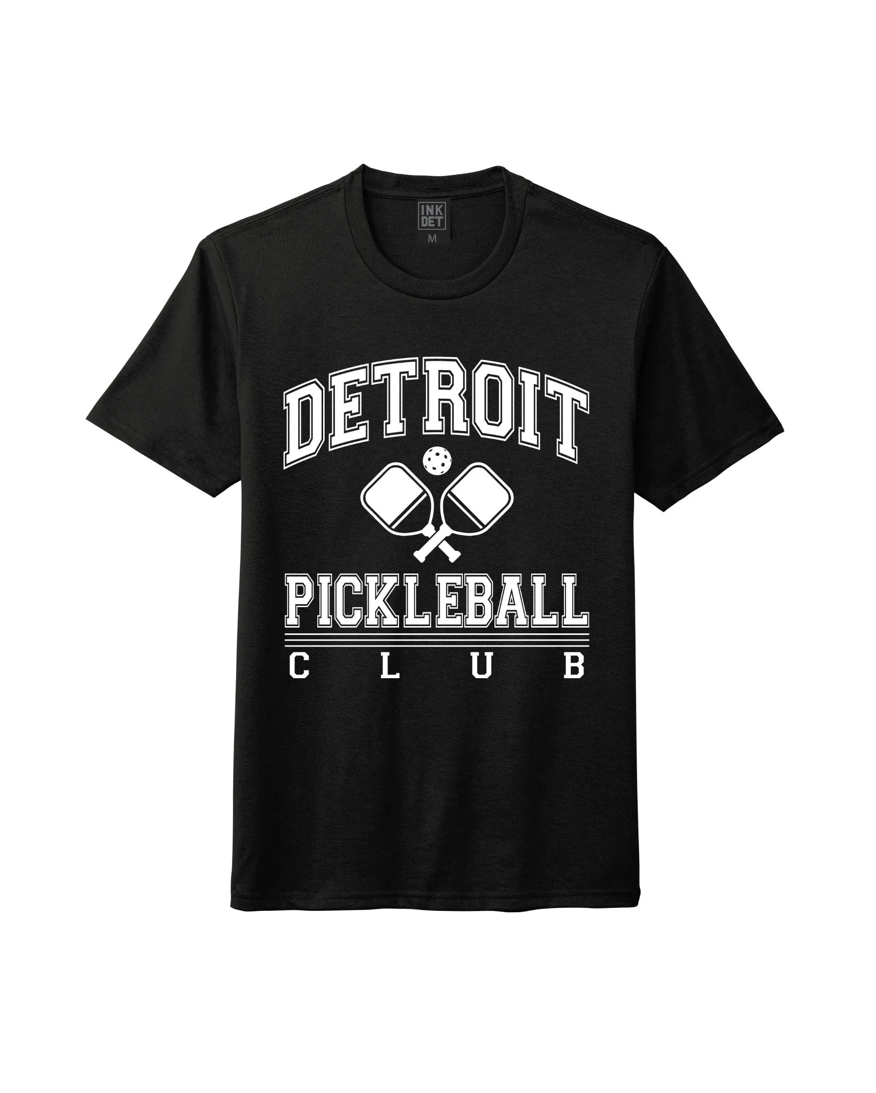 Ink Detroit - Detroit Pickleball T-Shirt - Available in 2 Colors homecoming Active Comfort
