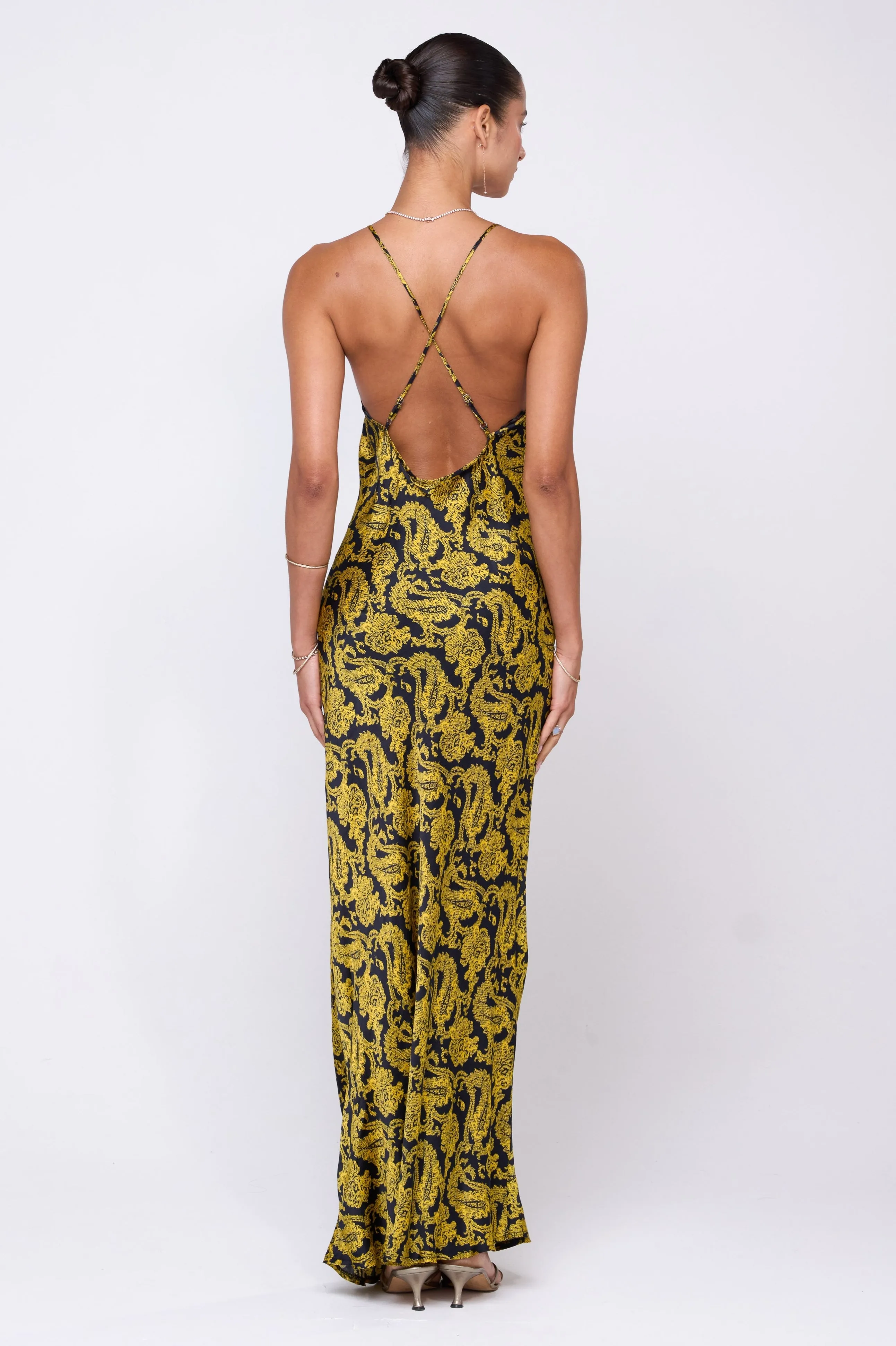 Sweetheart-Neck Cocktail-Party Vida Dress in Sorrento