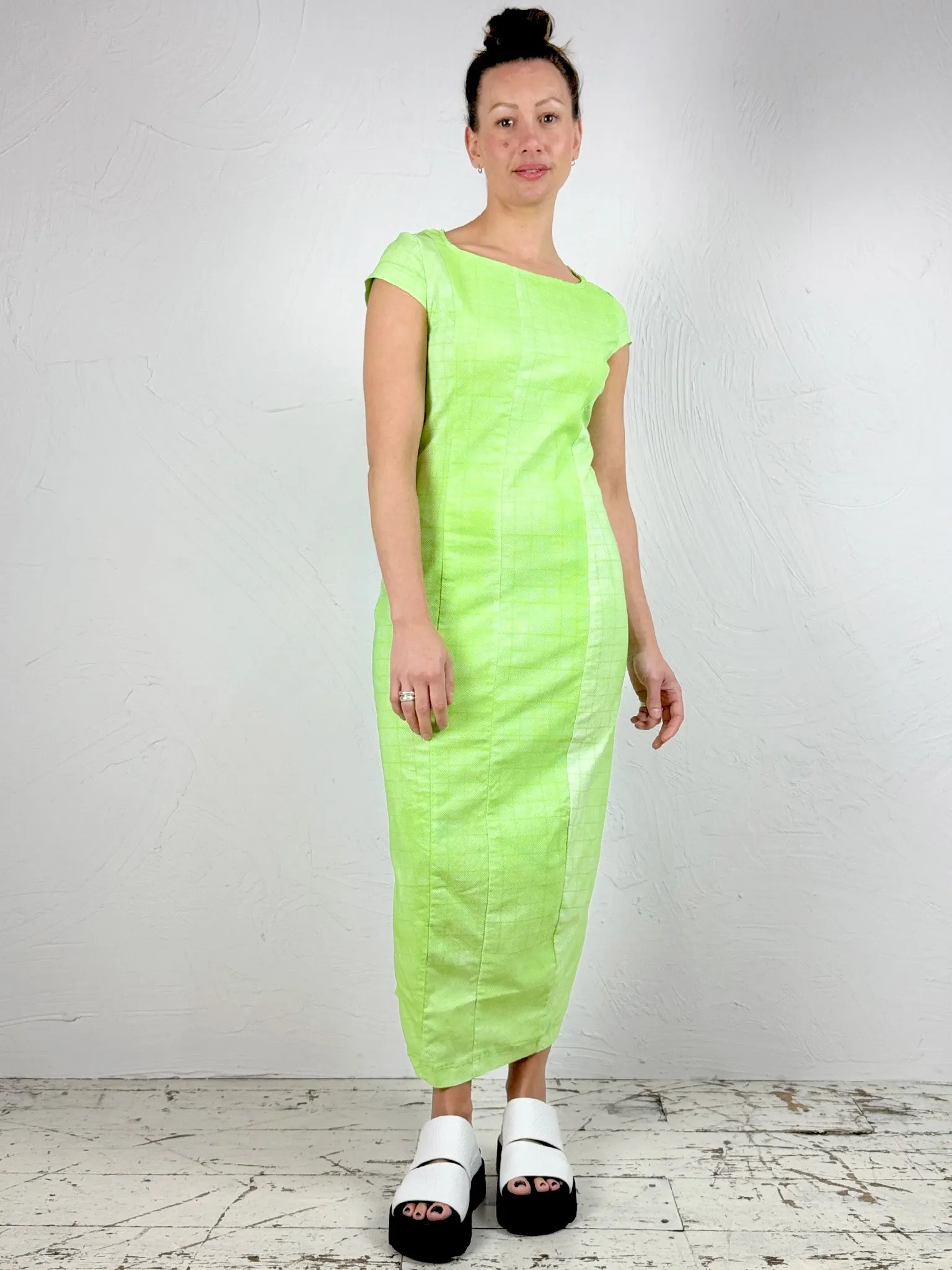 Fitted Printed Dress '3440904' 2 Colours Ombre-Effect