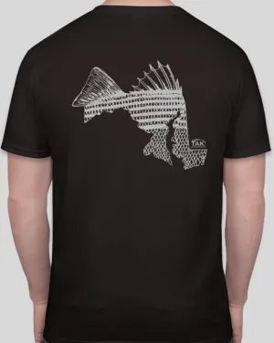 Luxury exclusivity Maryland Striper T-Shirt | Black