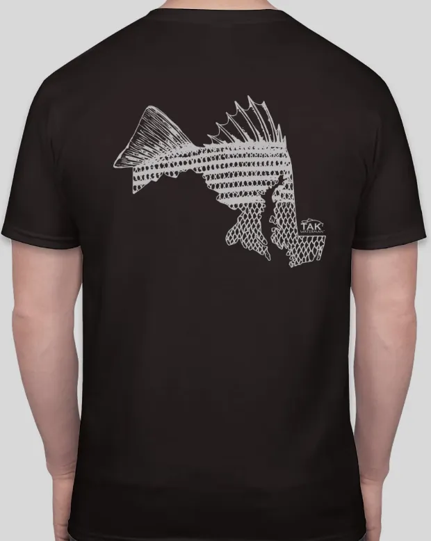 Durable Stitching Maryland Striper T-Shirt | Black